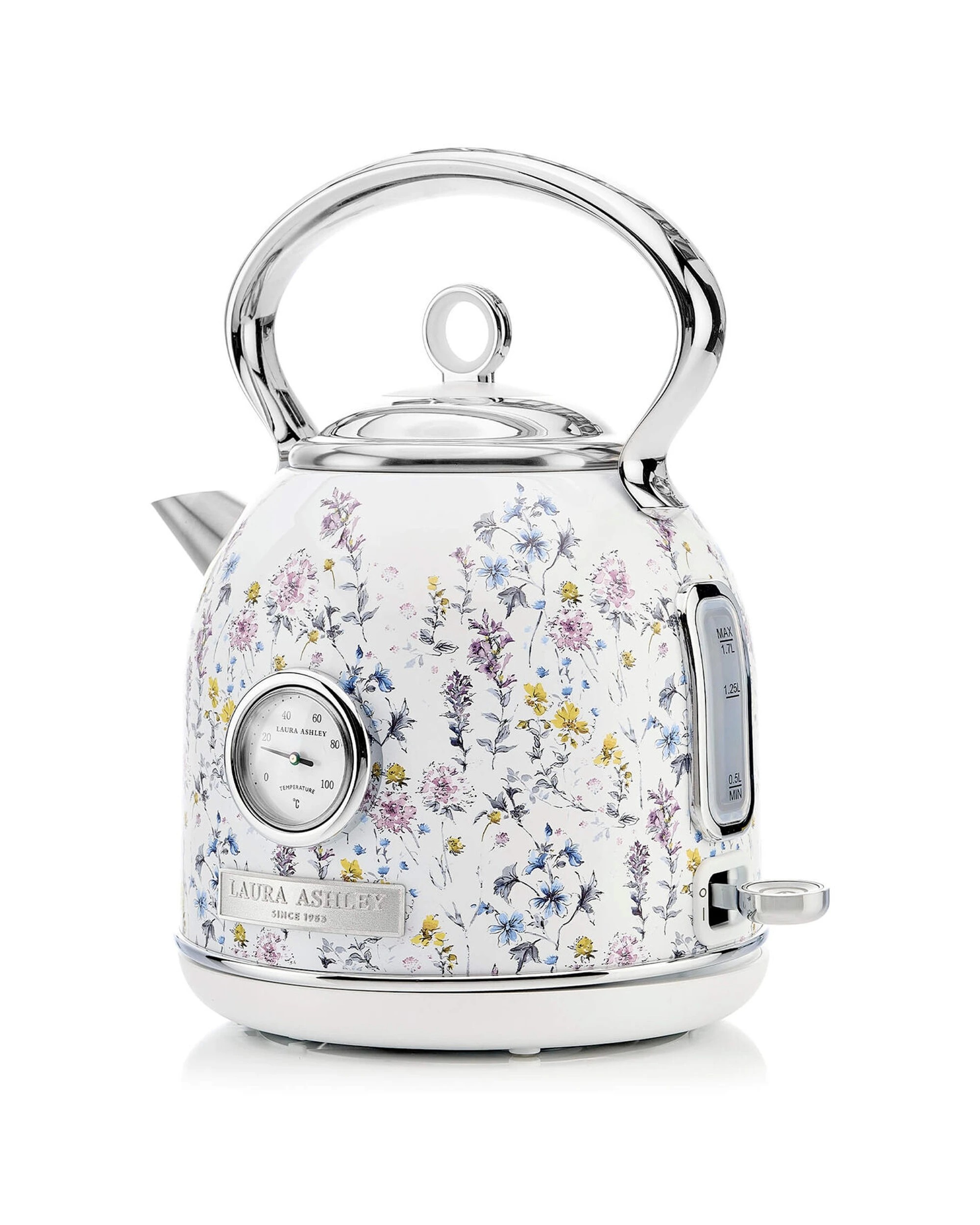 4 Laura Ashley 1.7L Dome Electric Kettle And 2 Slice Toaster Combo Wild Meadow - Pattern, 4 of 8