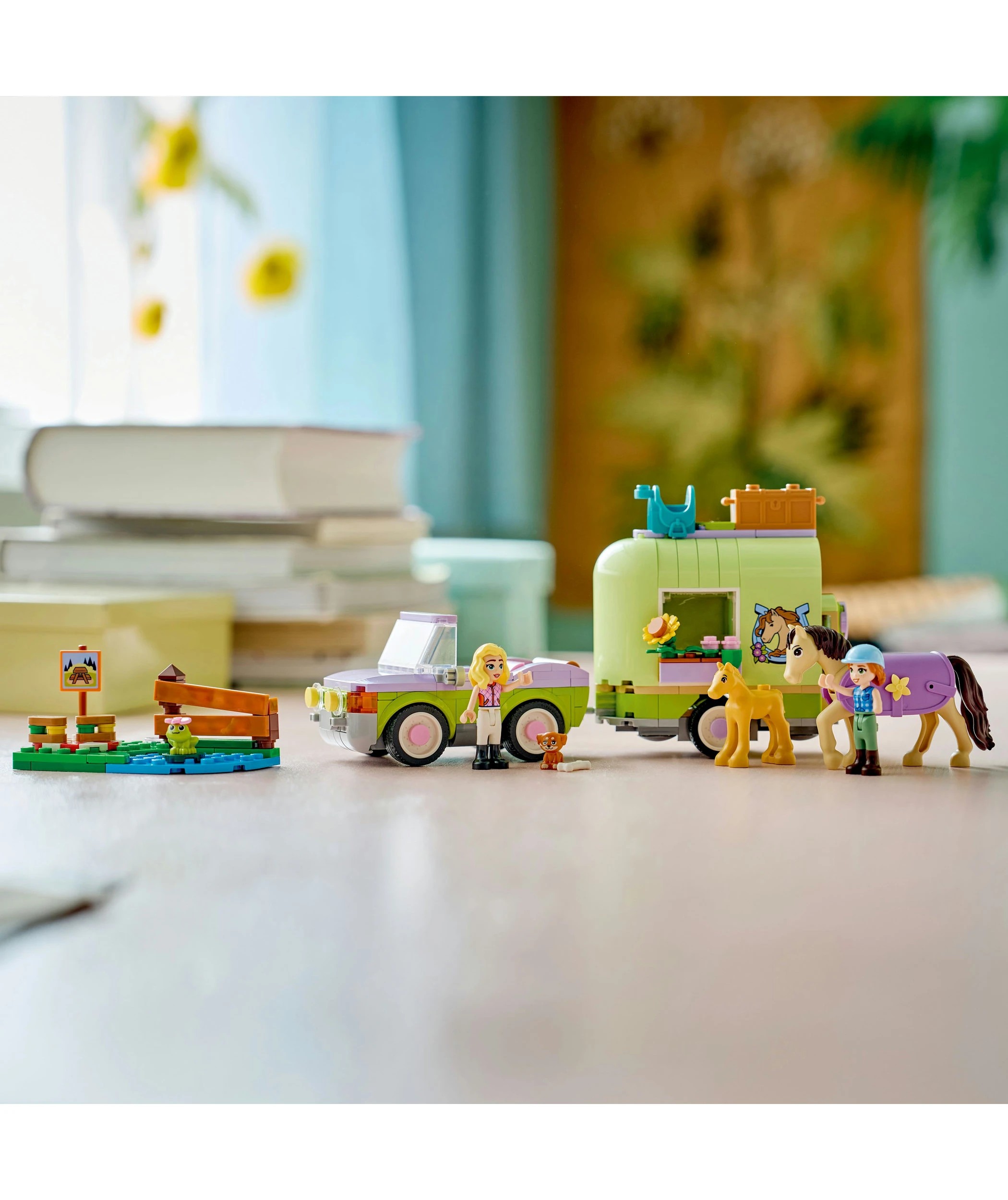 9 LEGO Friends Horse & Baby Foal Trailer 42695, 9 of 10