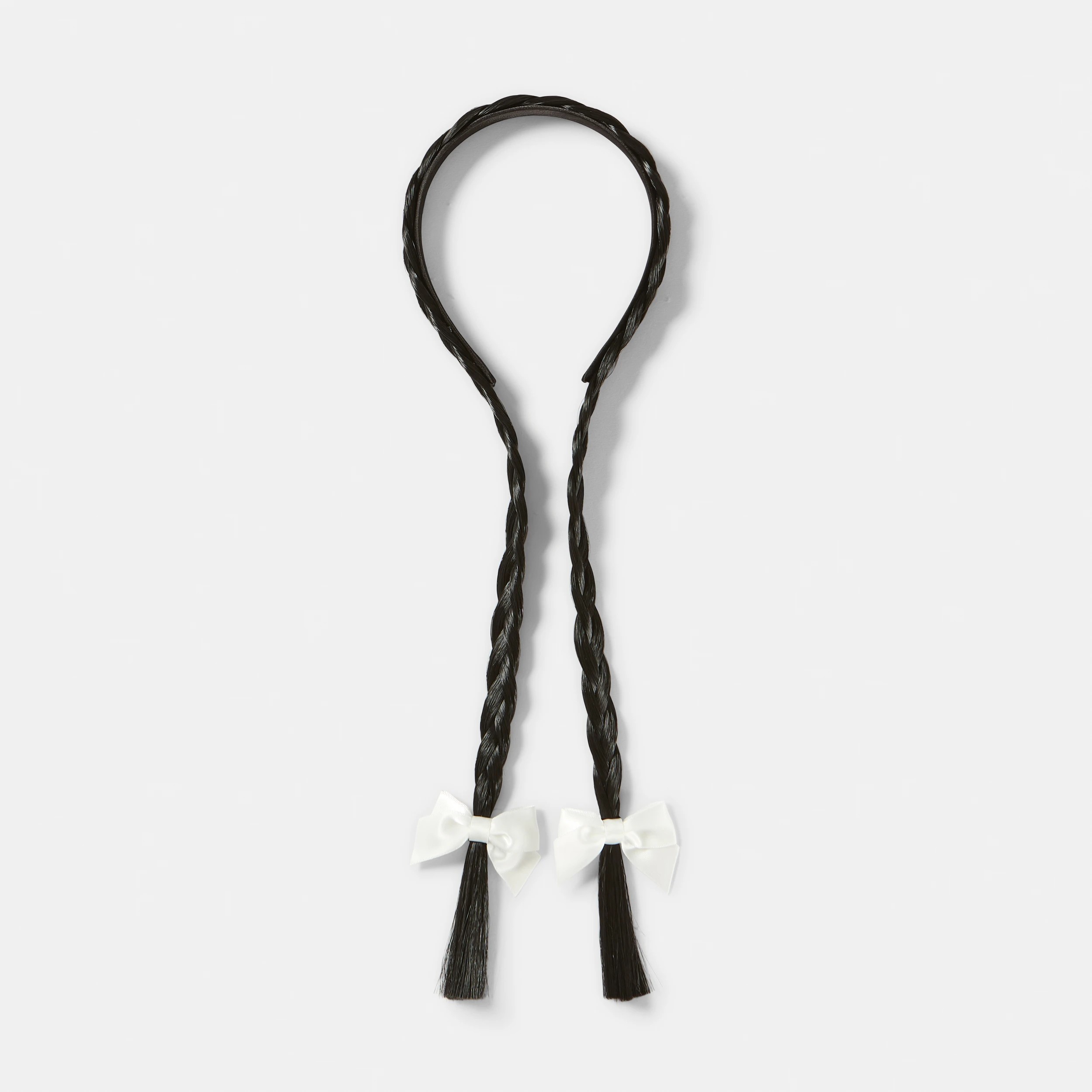 1 Halloween Plait Headband - Black, 1 of 4