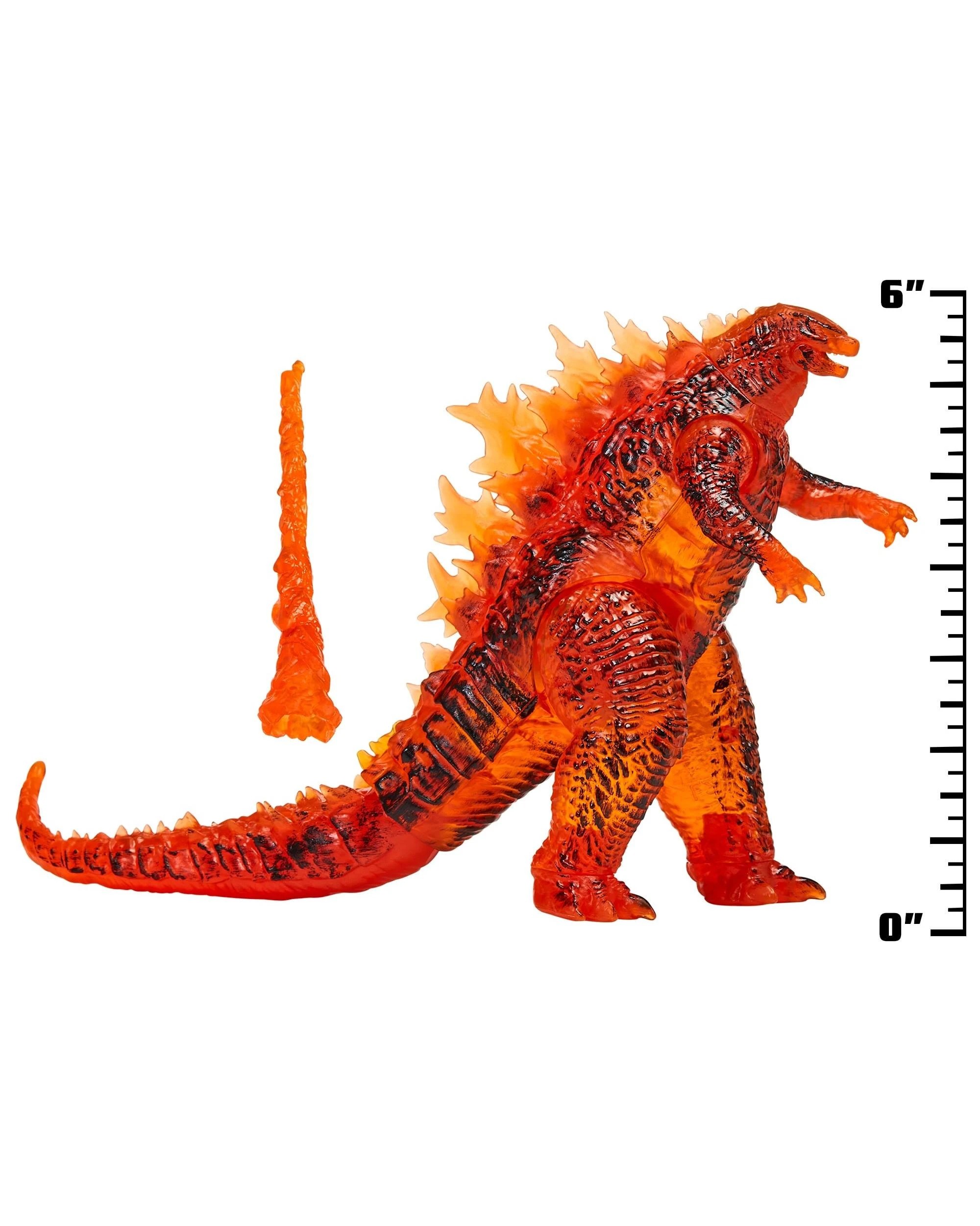 5 MonsterVerse Godzilla King of the Monsters Burning Godzilla 6 inch Action Figure, 5 of 6