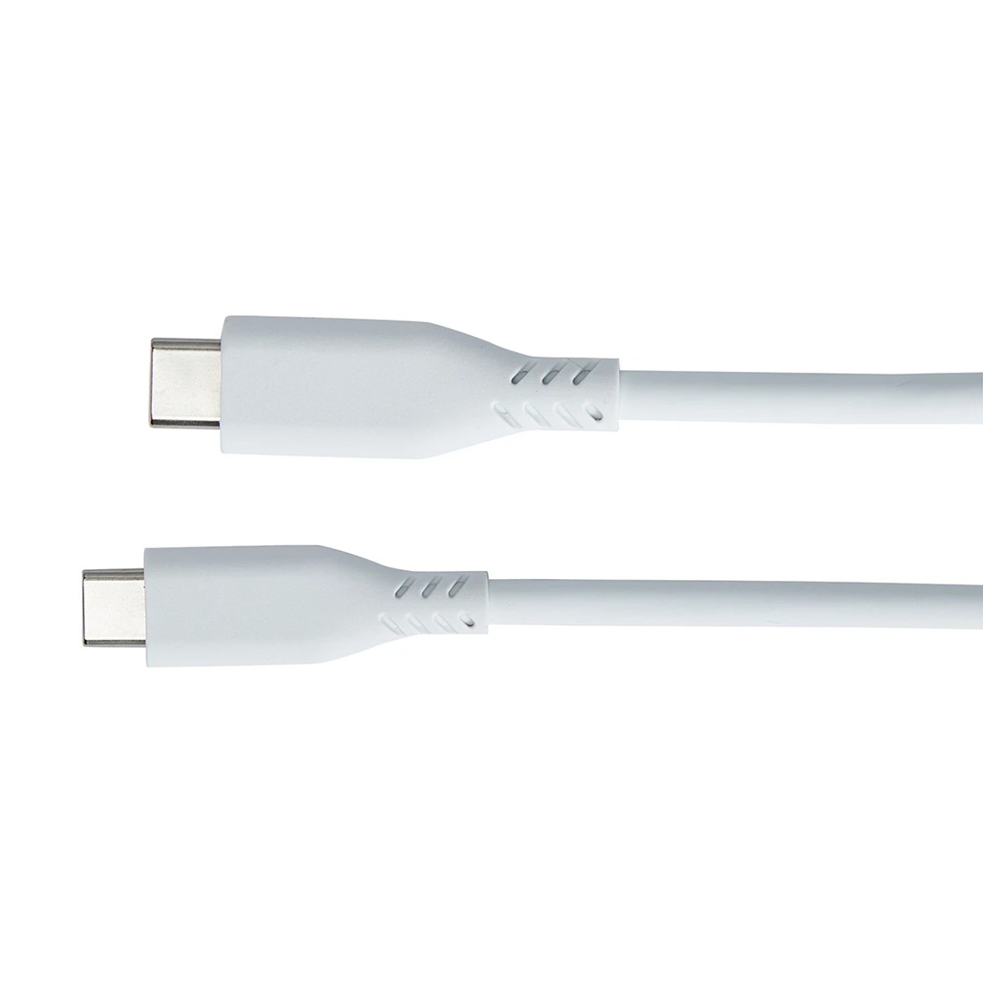 2 USB-C to USB-C Silicone Cable - 1m, White, 2 of 4