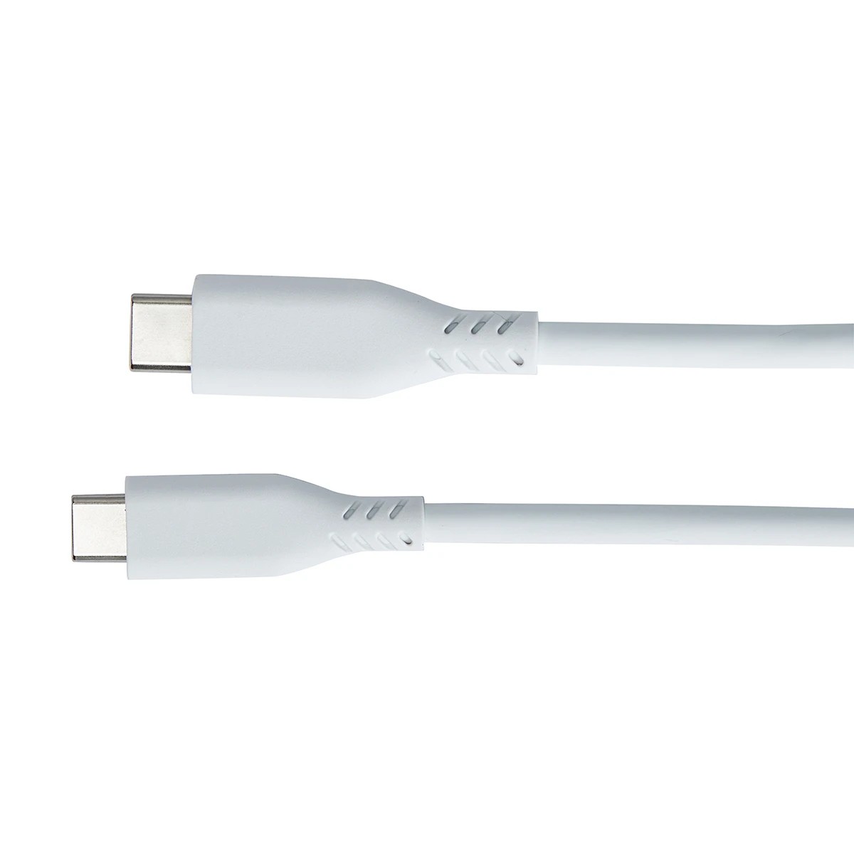 2 USB-C to USB-C Silicone Cable - 1m, White, 2 of 4