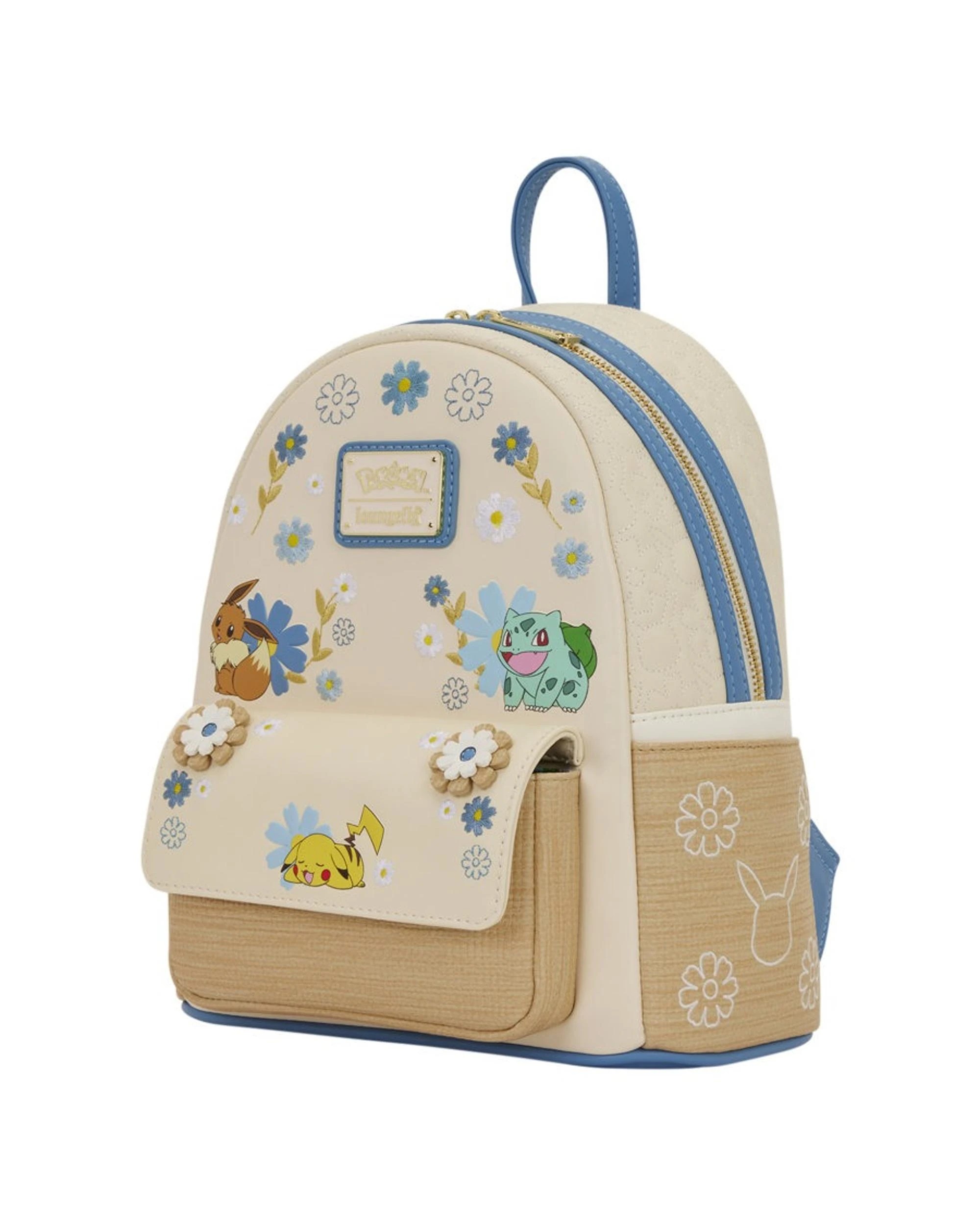 2 Loungefly Pokemon Floral Mini Backpack, 2 of 4