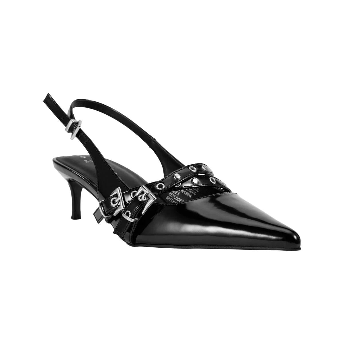 2 Strappy Kitten Heels BLACK, 2 of 5
