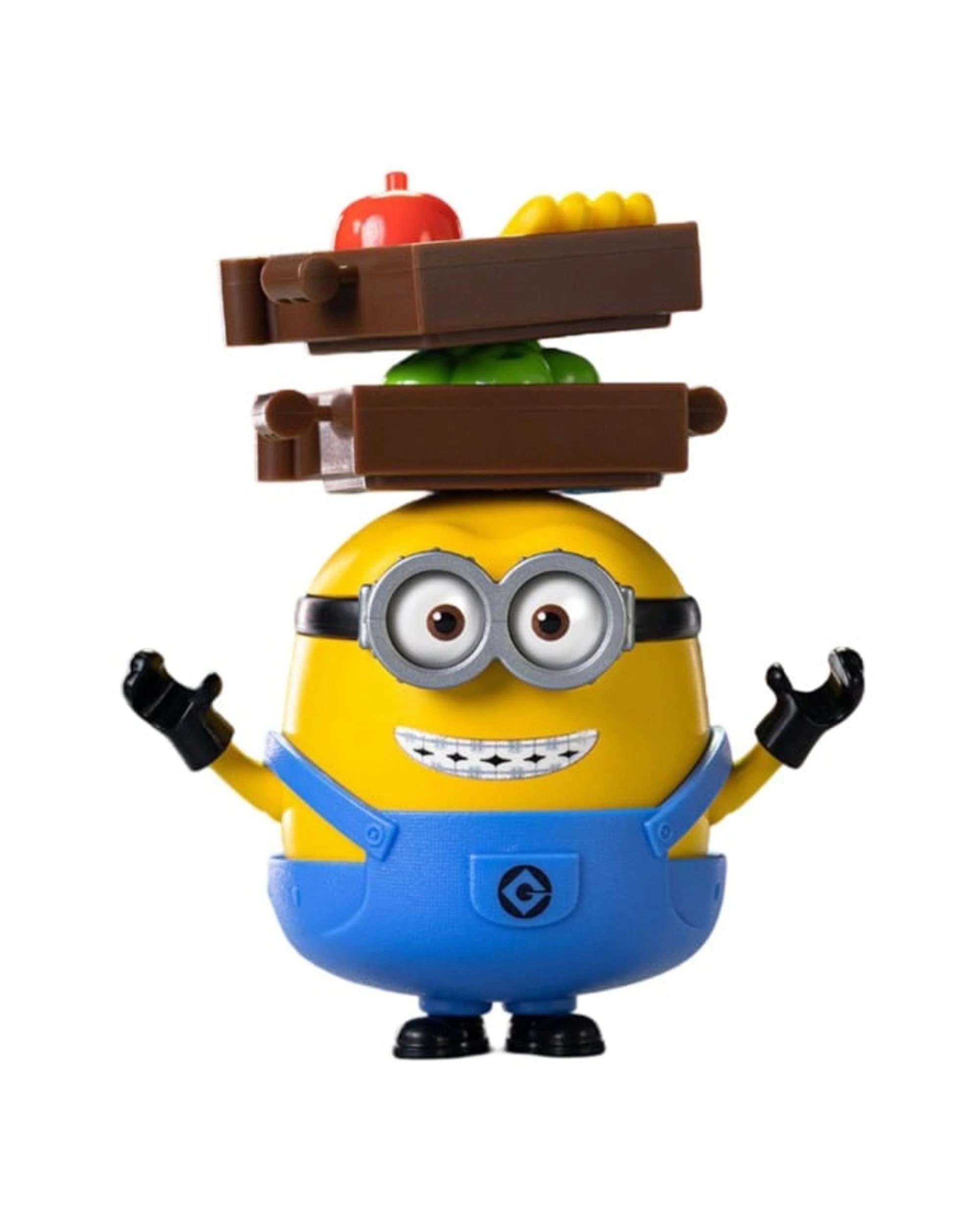 2 Blokees PreCOOL Jolly Factory Series Minions Otto the Fruit Handler Model Kit, 2 of 6