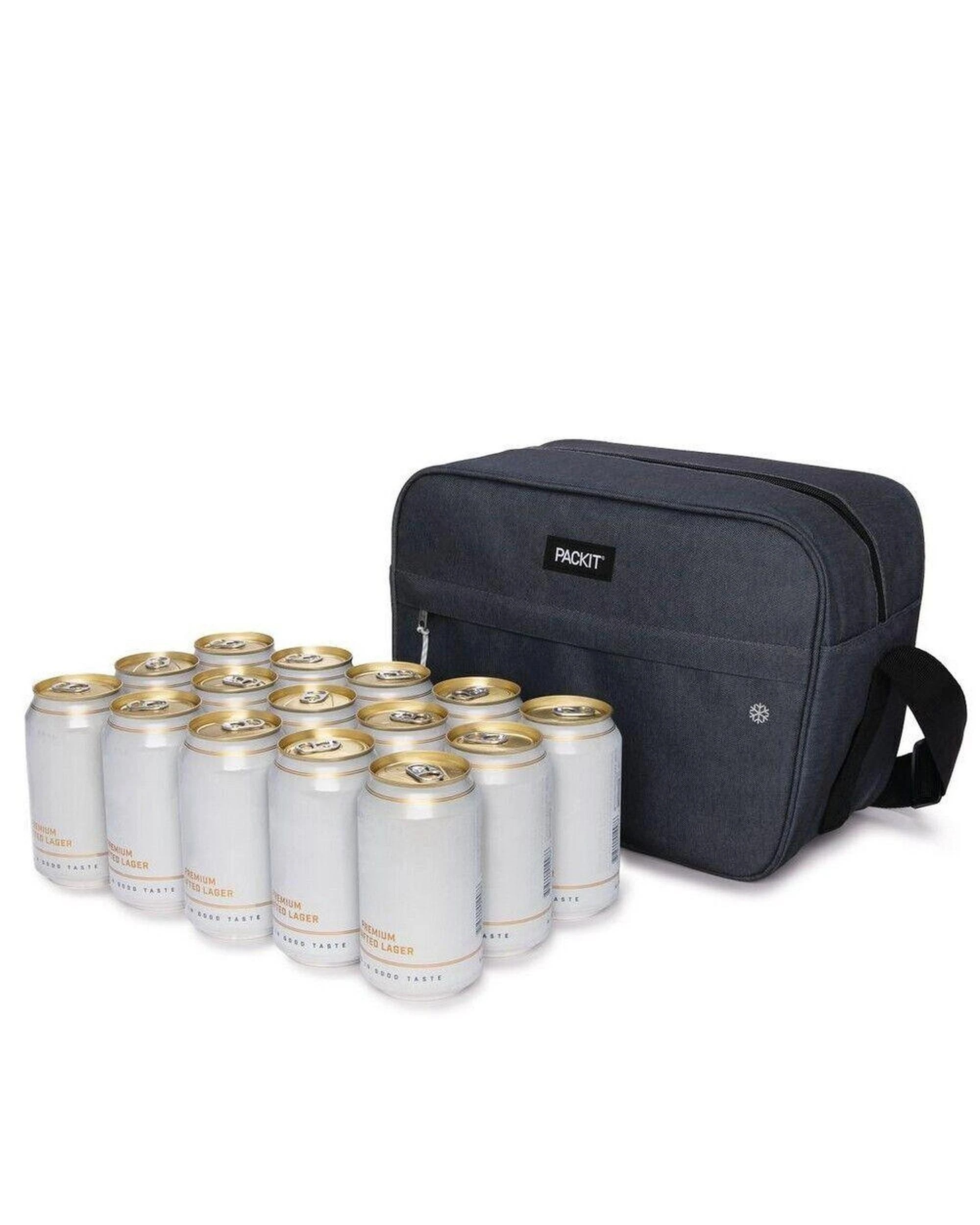 1 Packit Freezable Zuma Cooler Bag  Charcoal, 1 of 8