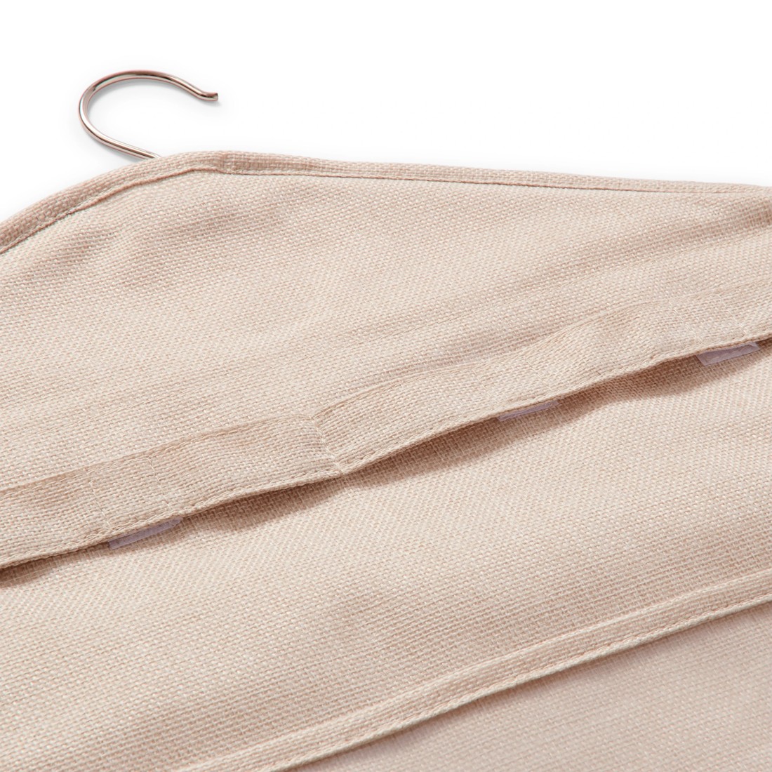 10 Linen Look Hanging Craft Organiser - Beige, 10 of 10