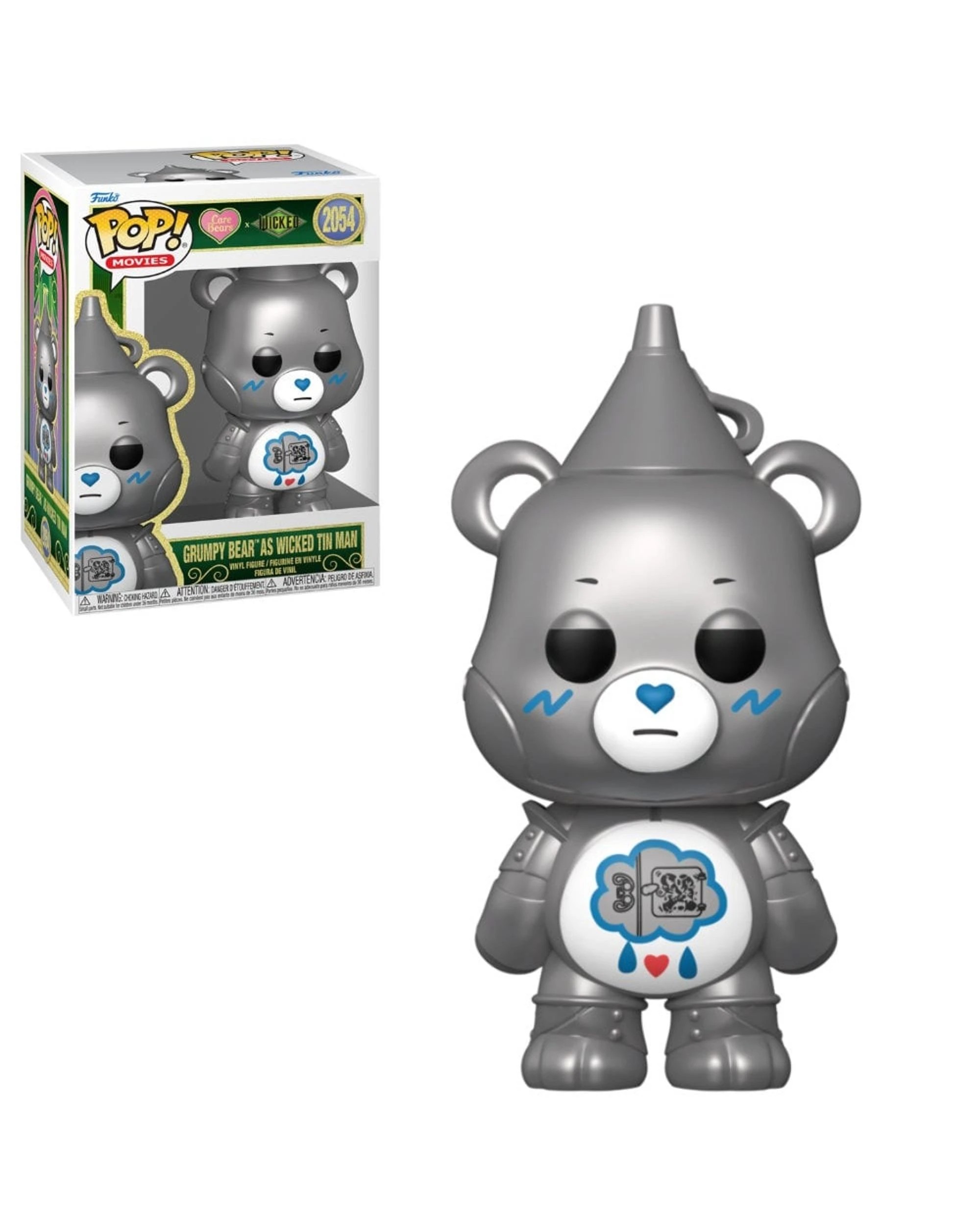 1 Wicked X Care Bears Grumpy Bear as Wicked Tin Man Funko POP! Vinyl, 1 of 3