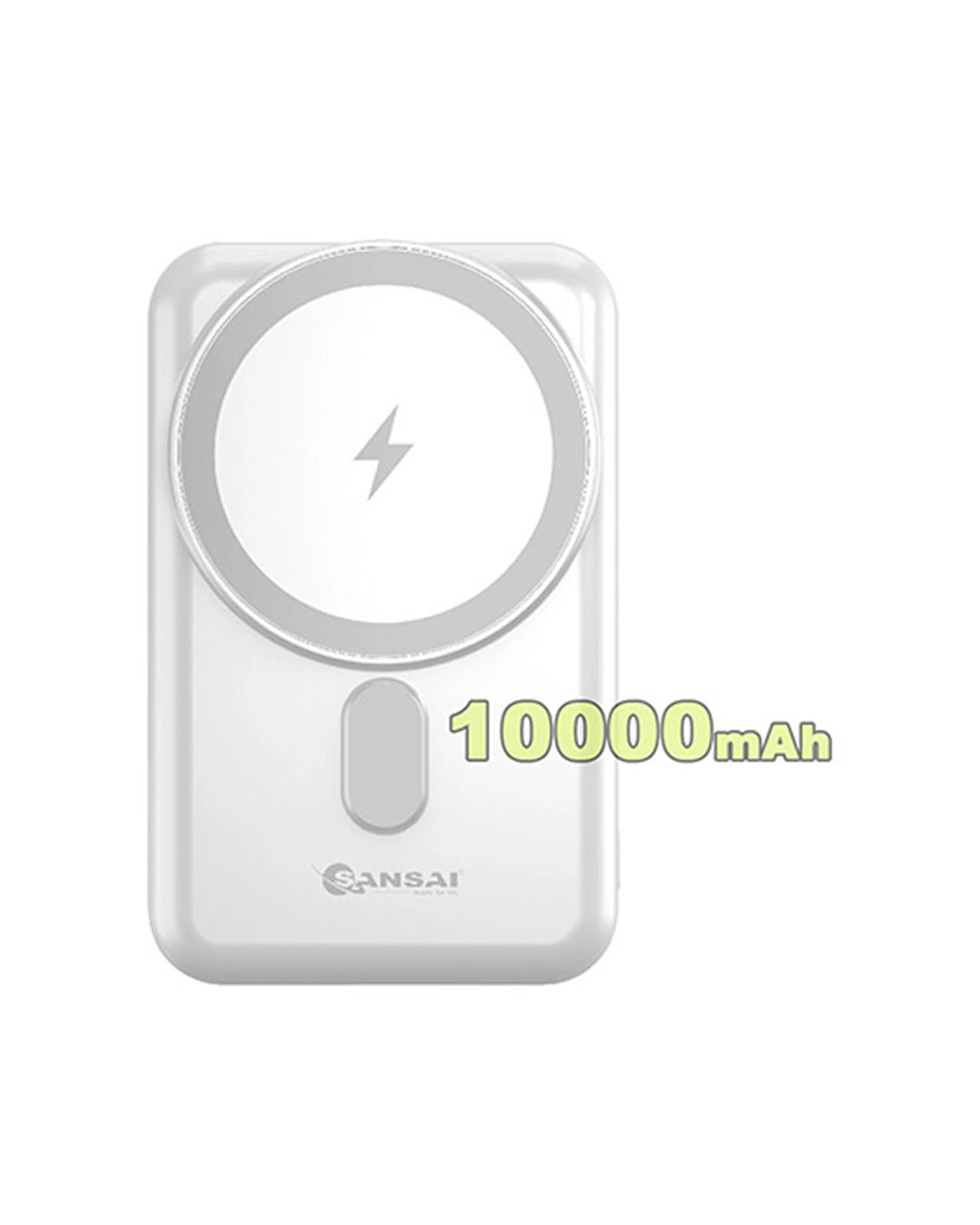2 Sansai Power Bank USB-C 10000mAh 22.5W with Kickstand LED 11x7 cm - Assorted, 2 of 5
