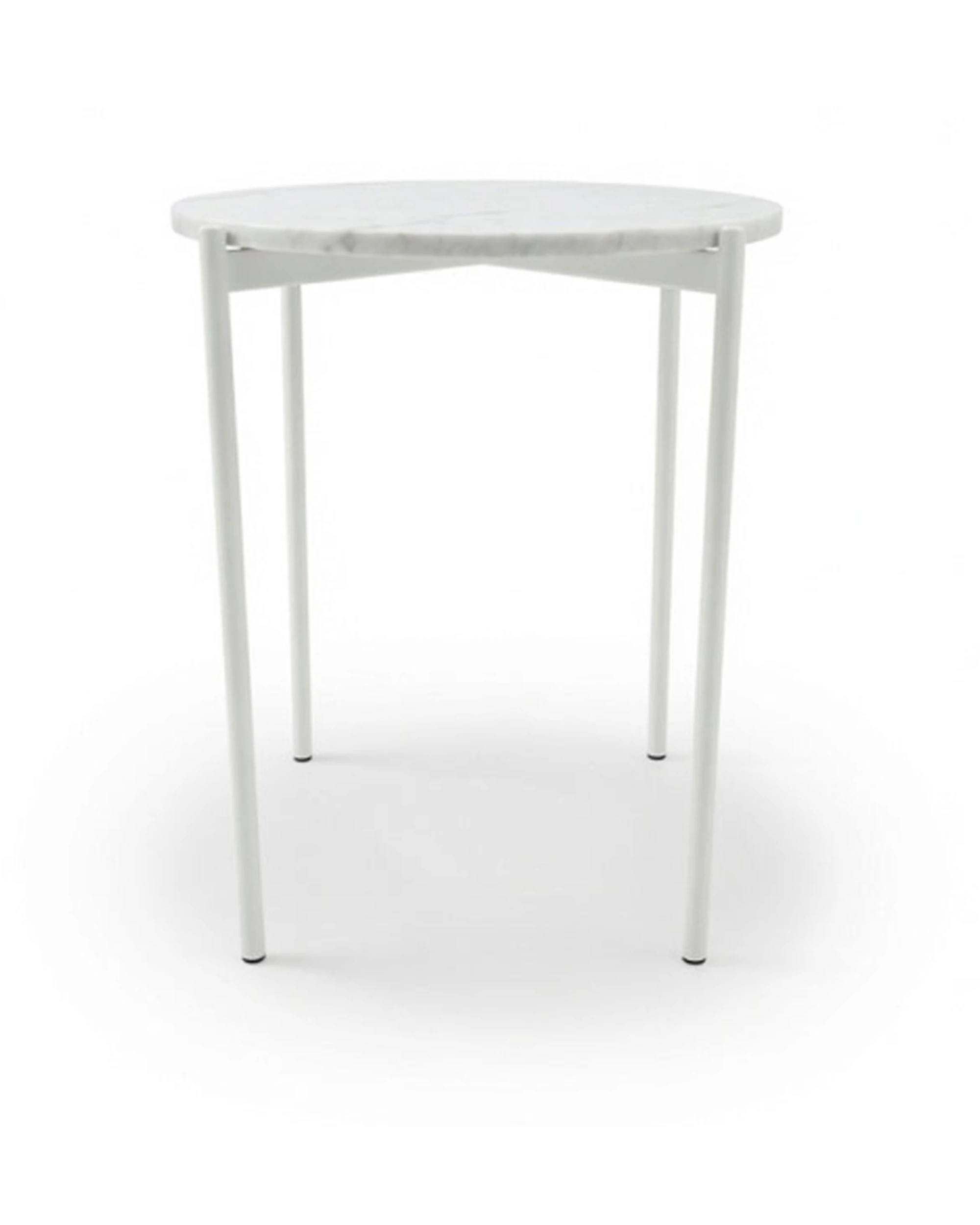 6 Codu Solis Side Table Marble Top 60x50x50cm - White, 6 of 8