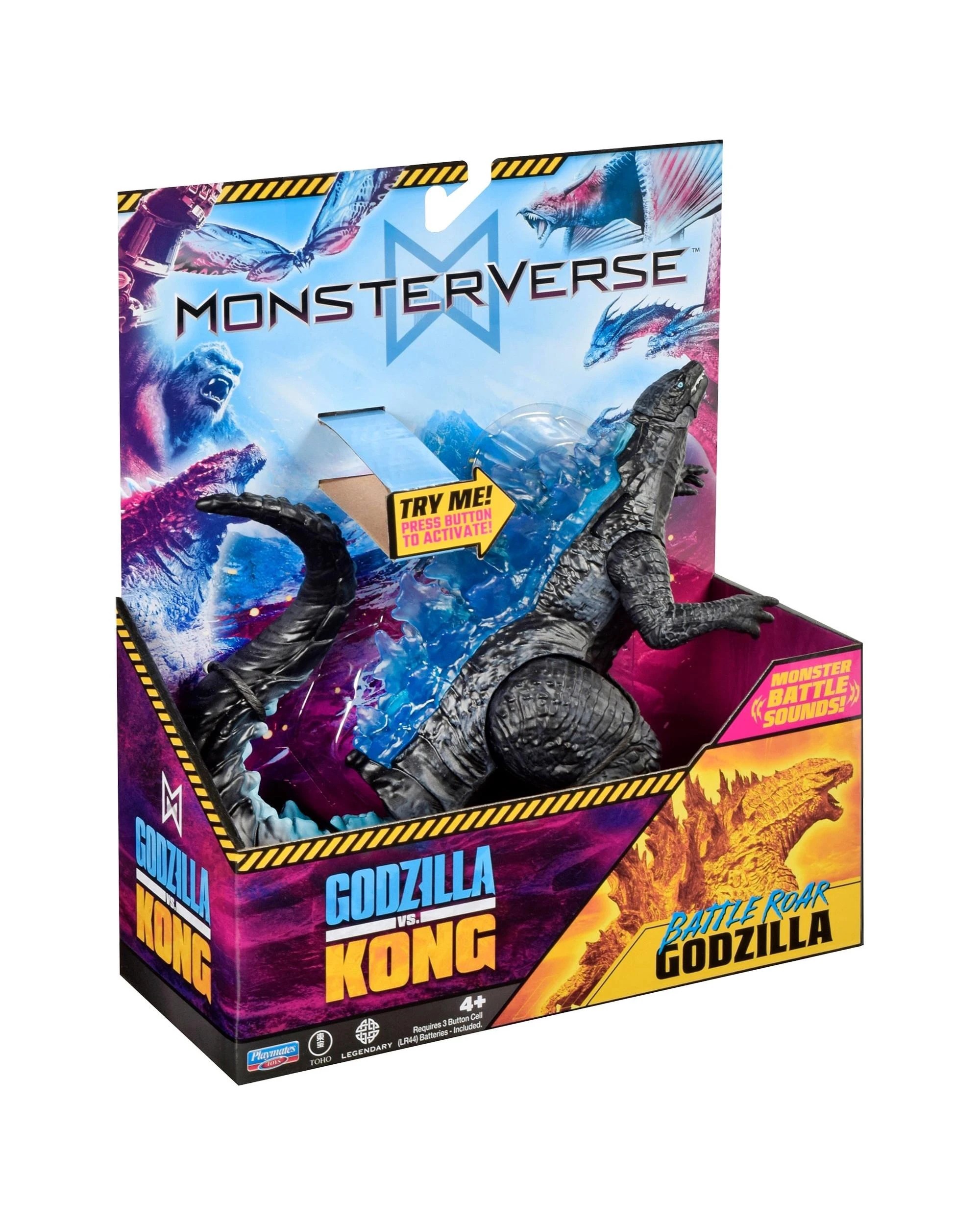 2 MonsterVerse Godzilla vs Kong Battle Roar Godzilla Deluxe Electronic 7 inch Figure, 2 of 7