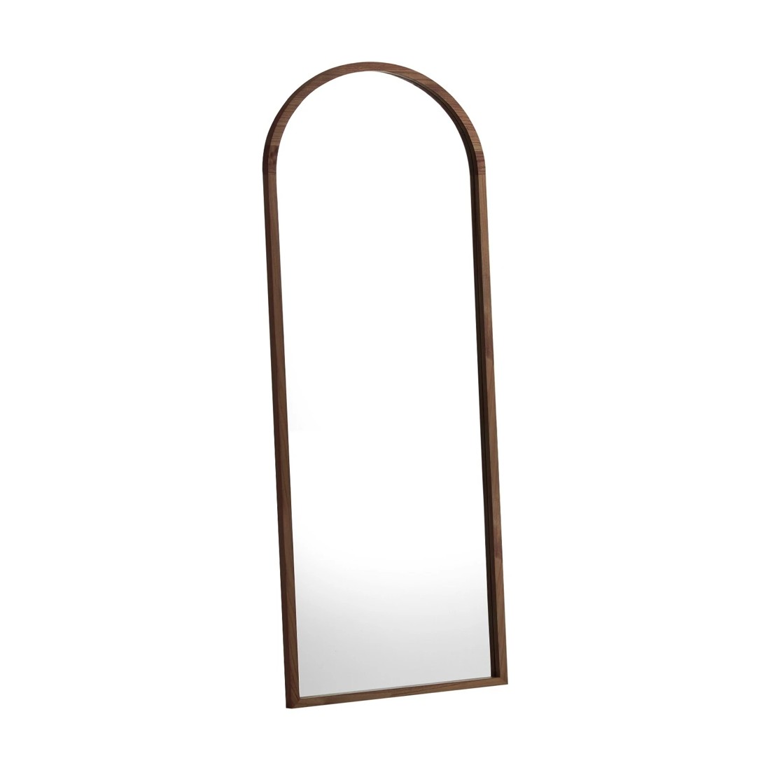 1 Oikiture Wooden Full Length Mirror 166x60cm Arched Dressing Floor Mirrors
 - Brown, 1 of 10