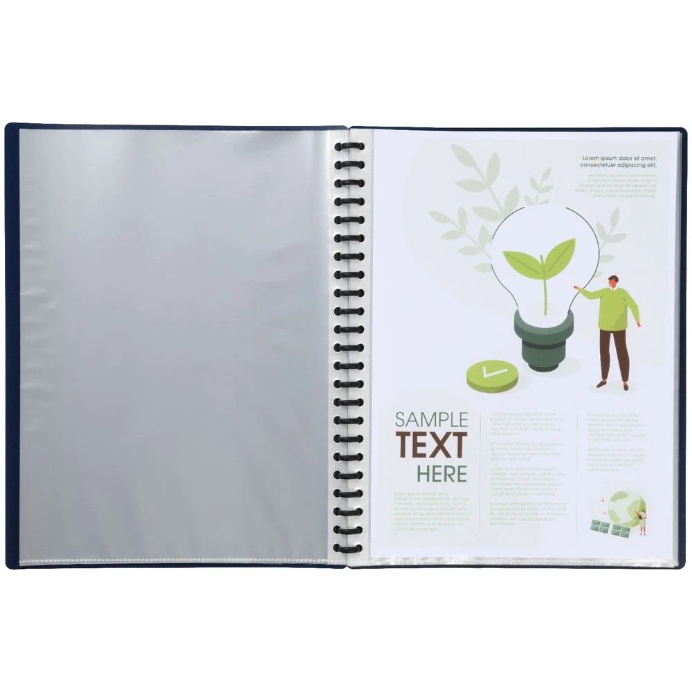 3 J.Burrows Refillable Display Book 40 Pockets Navy, 3 of 3