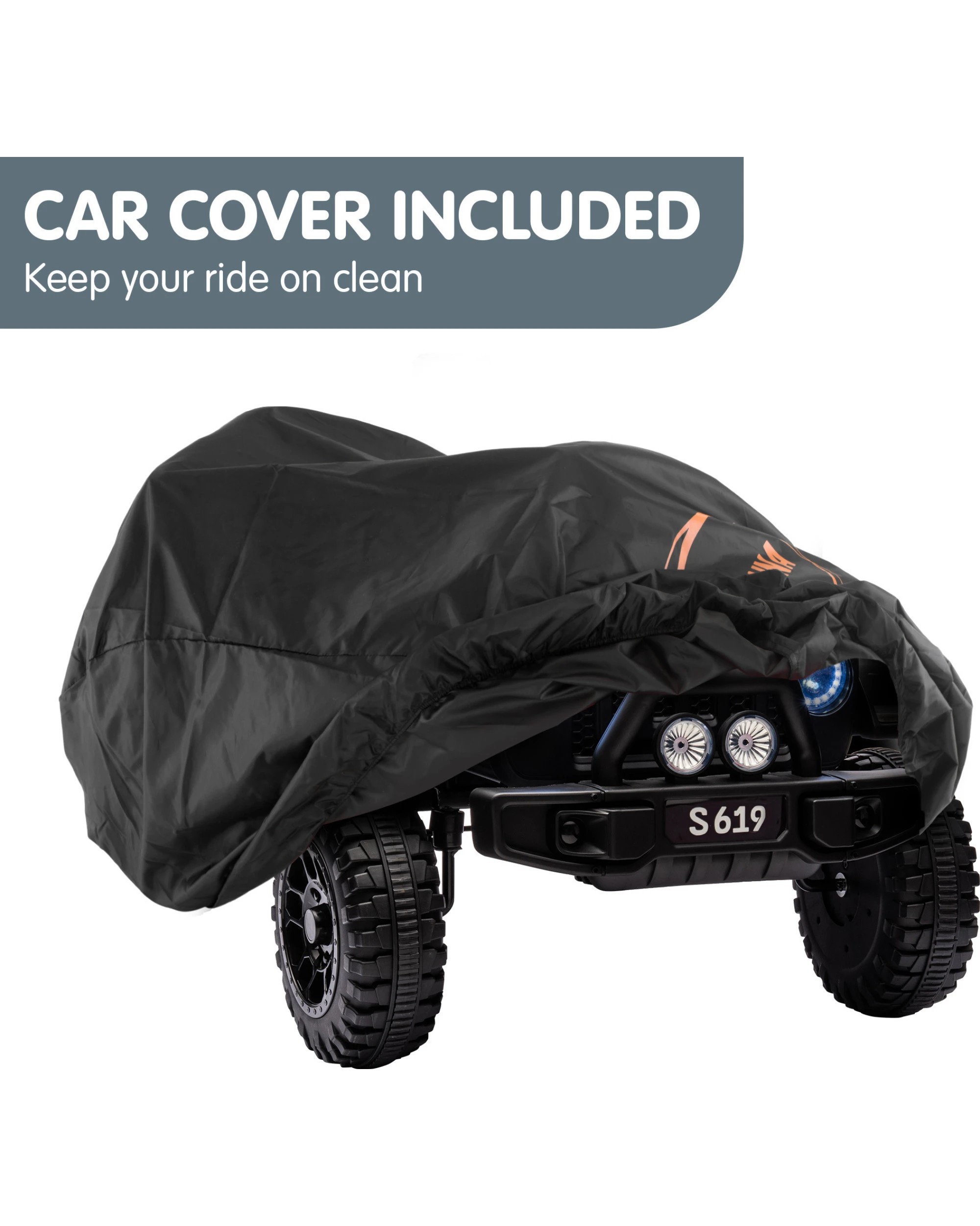 2 Kahuna S619 Gravity Kids Electric Ride On Car - Black, 2 of 10