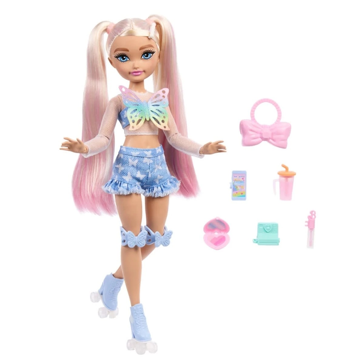 2 Barbie Dream Besties 'Malibu' Roller Skating Fashion Doll, 2 of 6