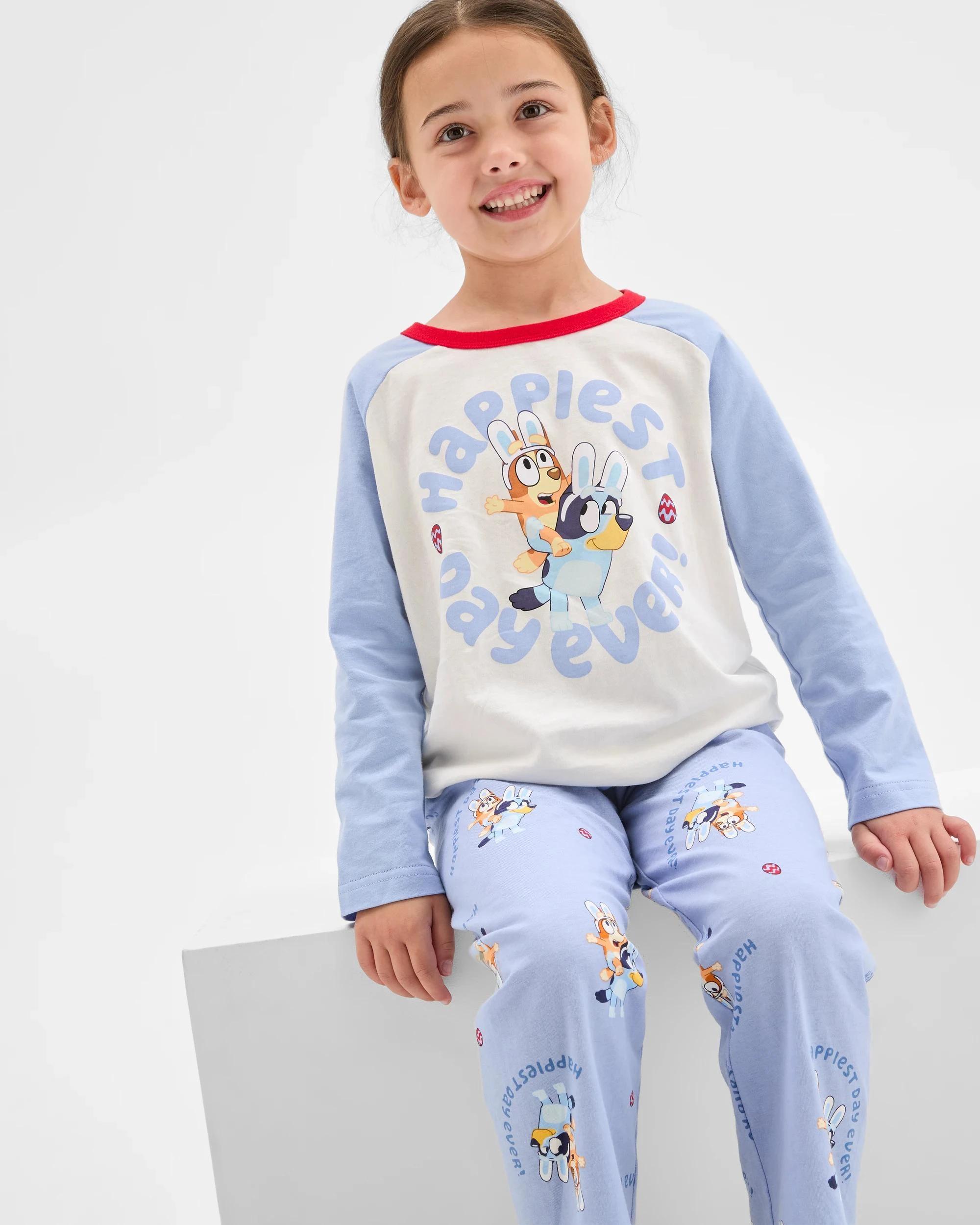9 Family Matching Australian Cotton Easter Younger Kids Pyjama Set - Bluey BLUEY, 9 of 10