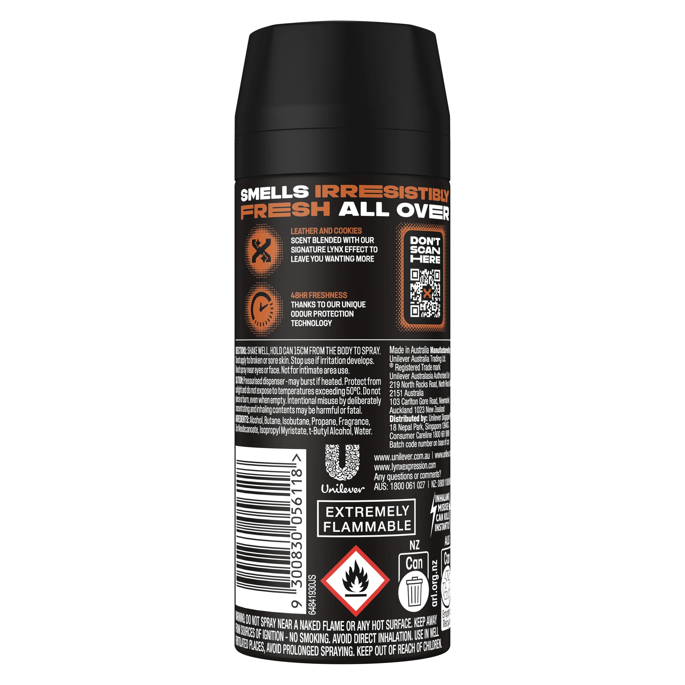 2 LYNX Collision Leather and Cookies Deodorant Bodyspray, 2 of 4