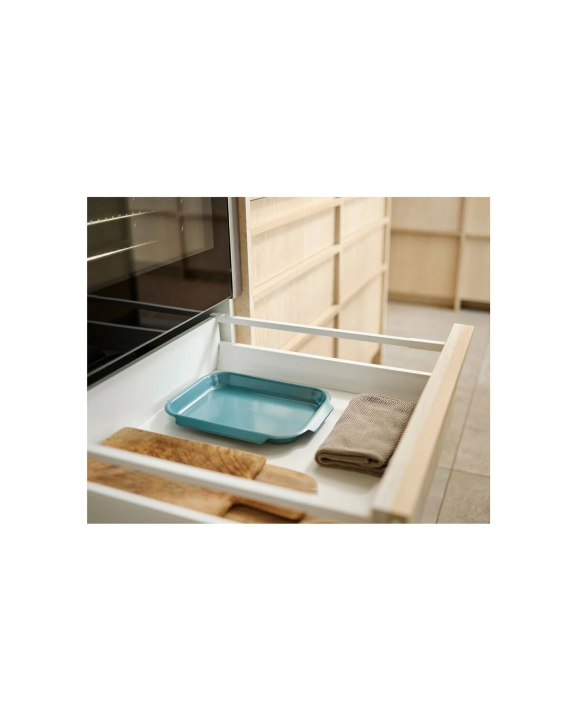 6 Joseph Joseph 2PK Carbon Steel Non-Stick Nest Small Kitchen Baking Tray - Blue, 6 of 8