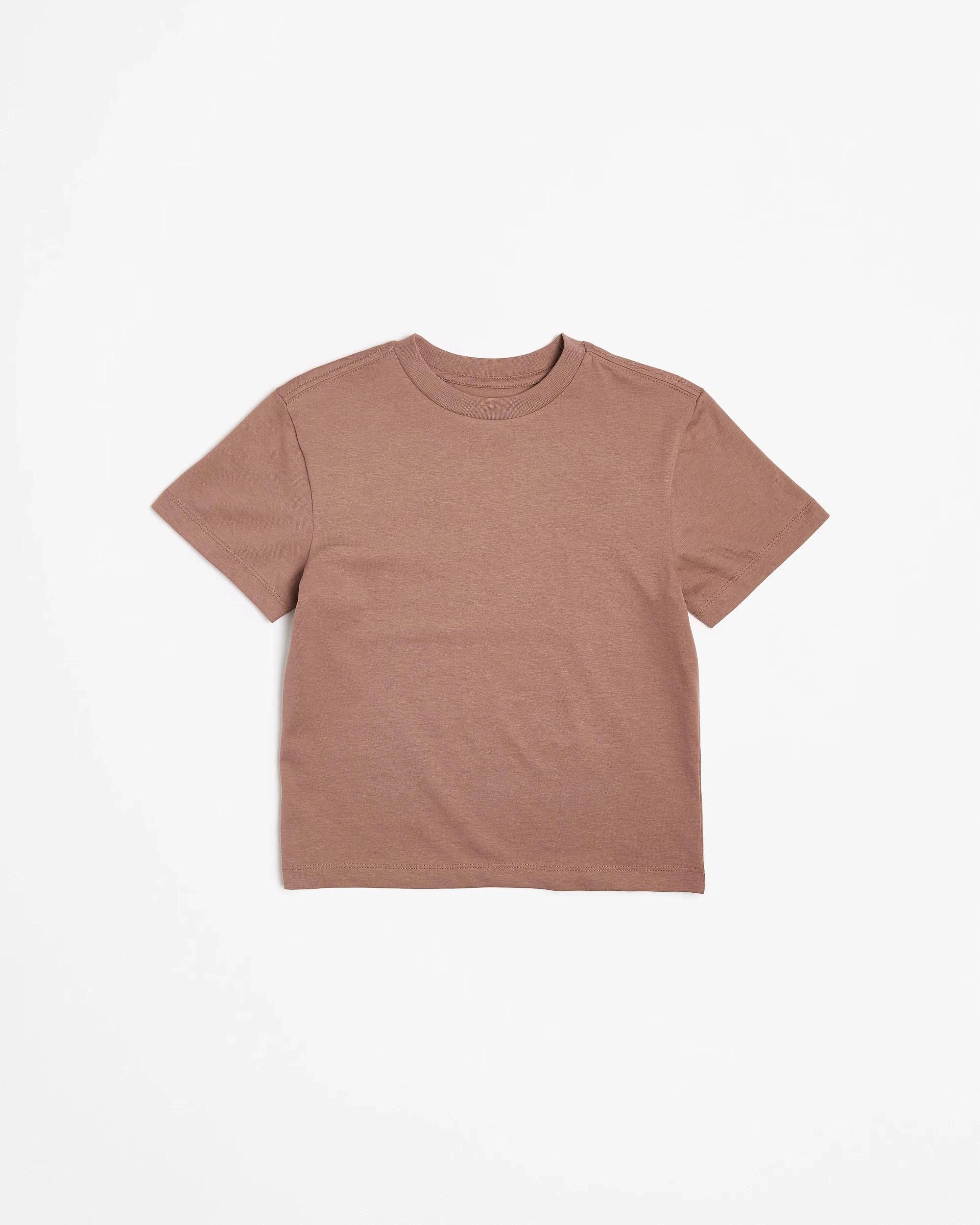 5 Target Australian Cotton T-shirts 3 pack BROWN / CREAM, 5 of 7