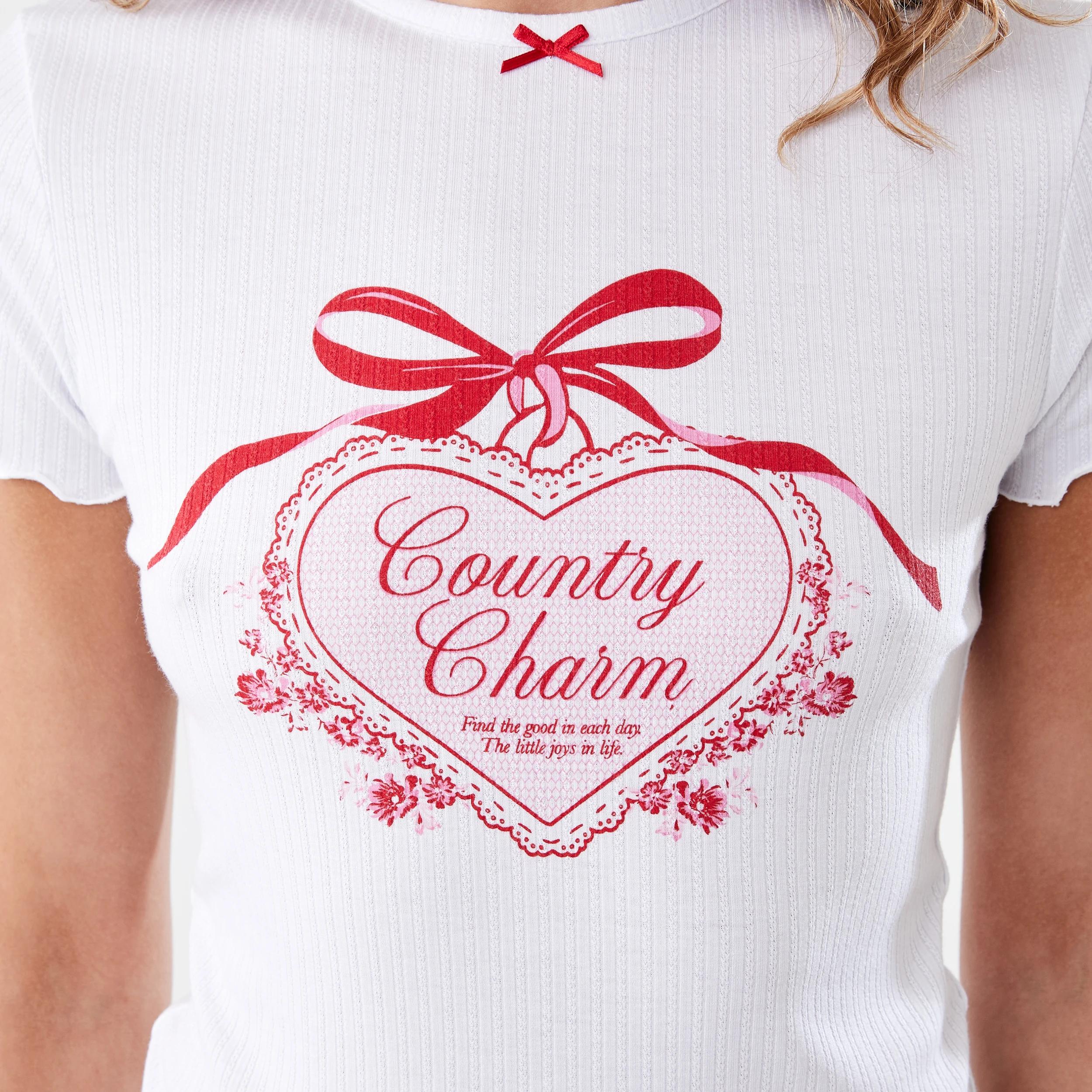 7 Fitted Rib T-shirt Locket, 7 of 8