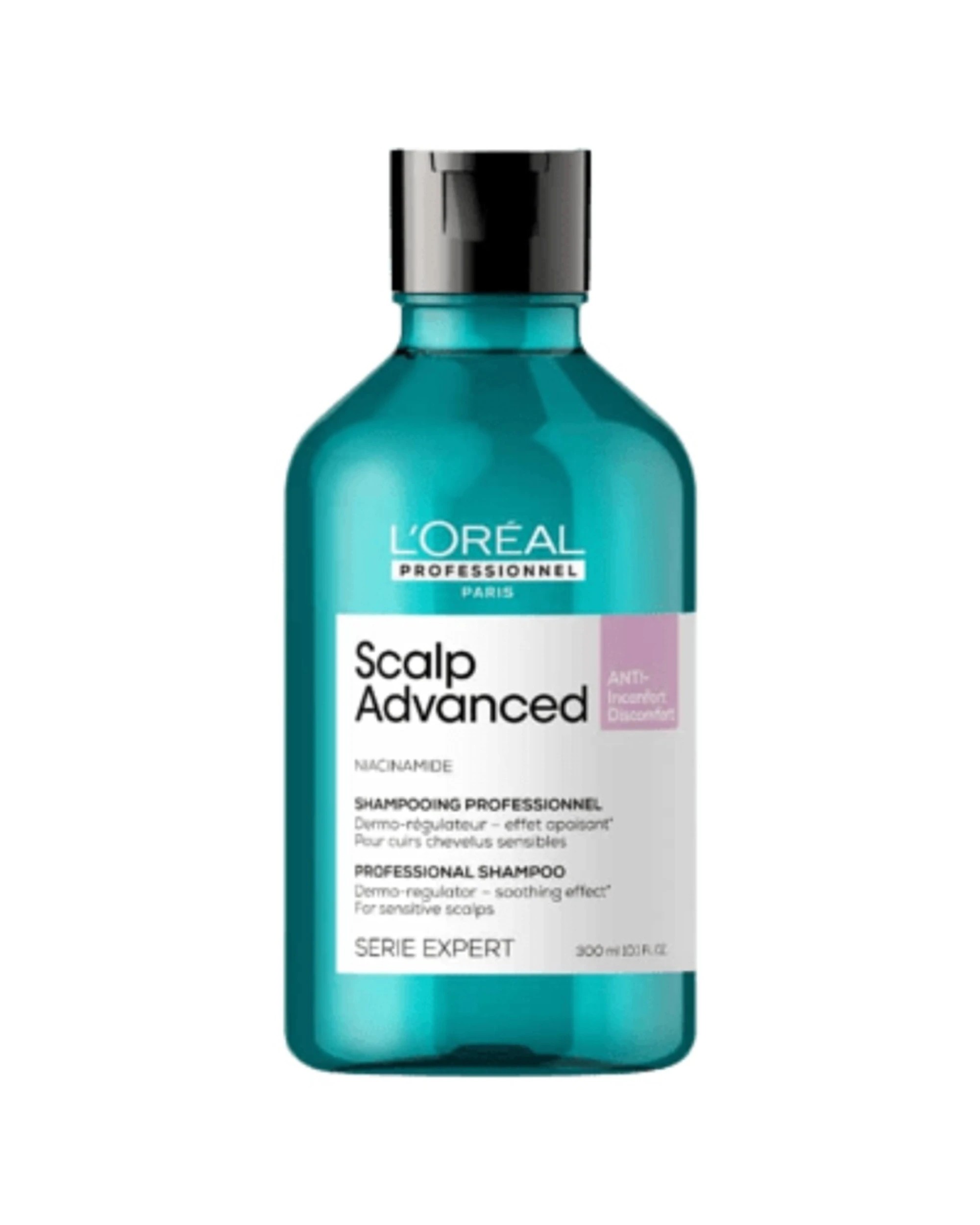 1 L'Oreal Professionnel Scalp Advanced Discomfort Shampoo 300ml - Blue, 1 of 2