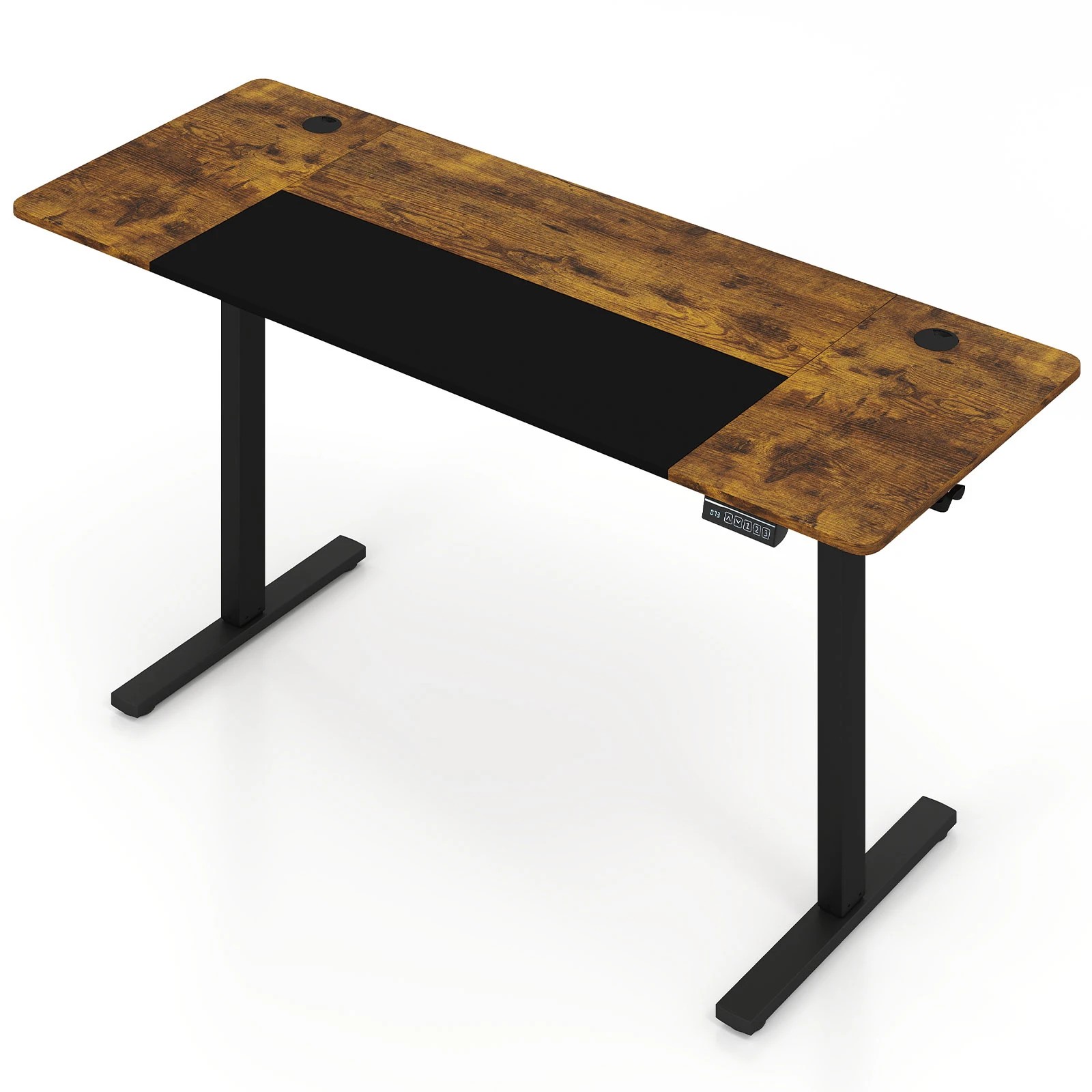 1 Costway 160 x 60cm Electric Standing Desk Adjustable Sit Stand Computer Desk - Multi, 1 of 6