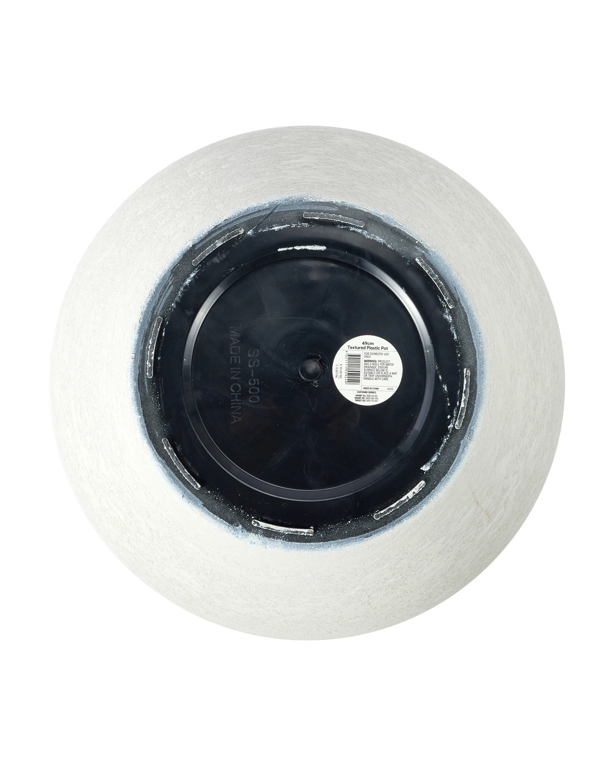 4 49cm Textured Plastic Pot, 4 of 4