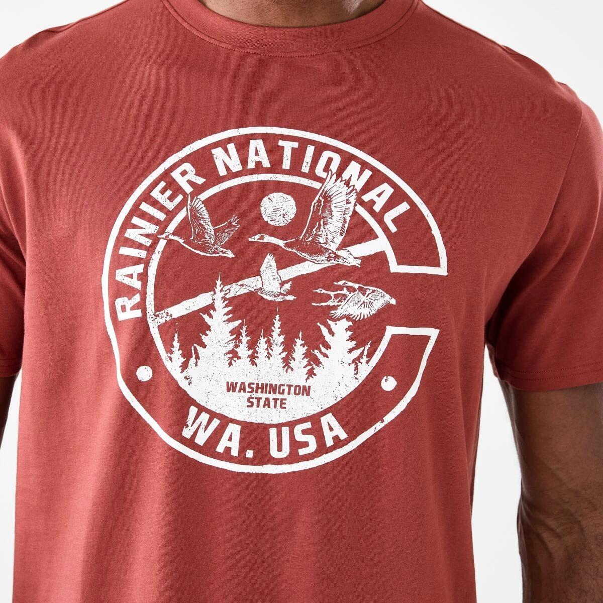 5 Print T-shirt Red Nutmeg, 5 of 5