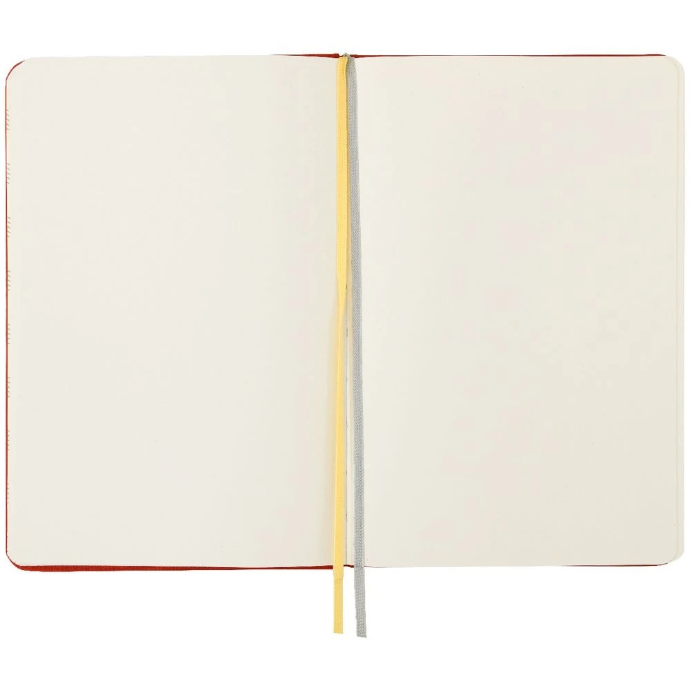 4 Modena A5 Linen Plain Notebook Orange, 4 of 5