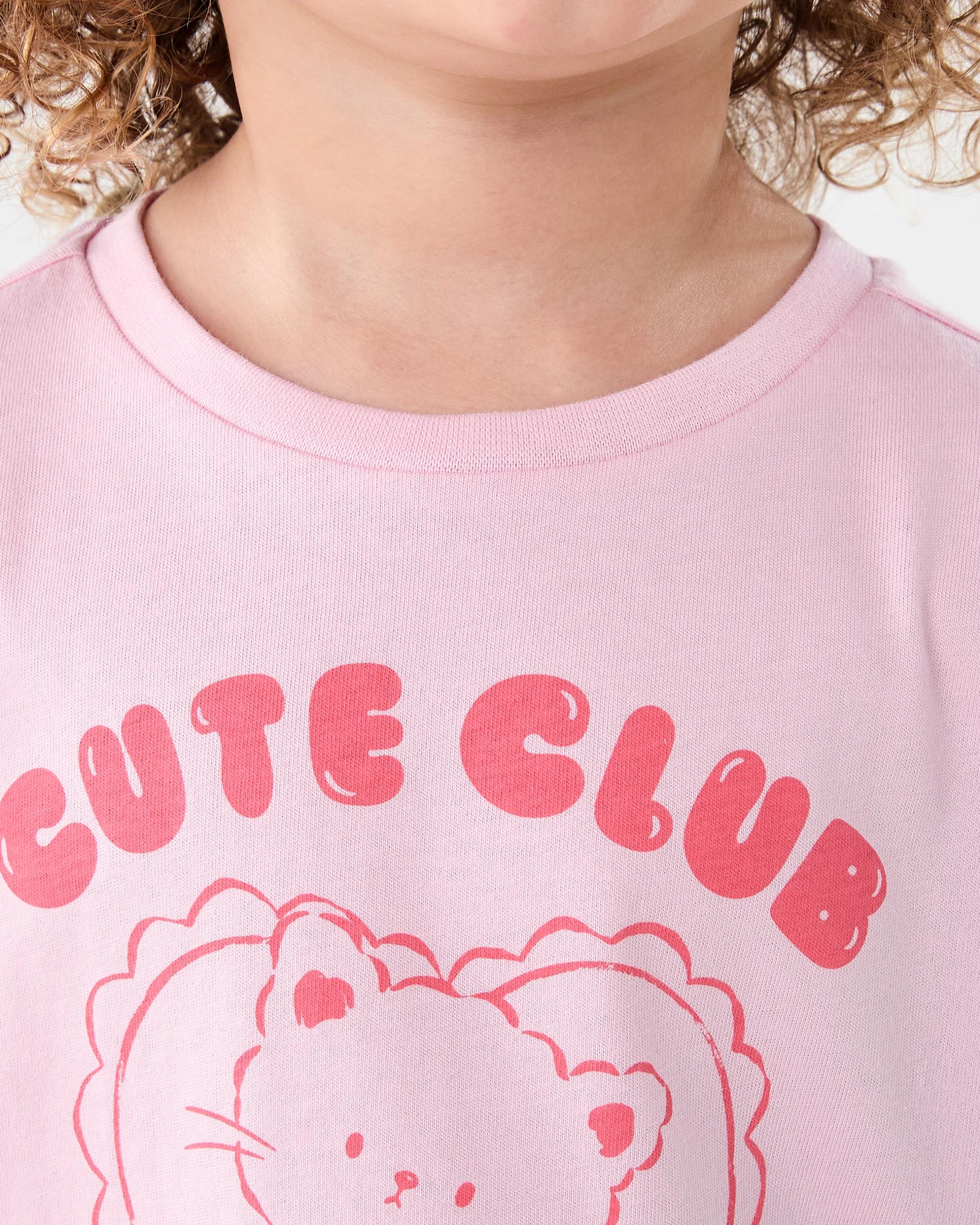 3 Printed T-shirt Pink Cat, 3 of 7