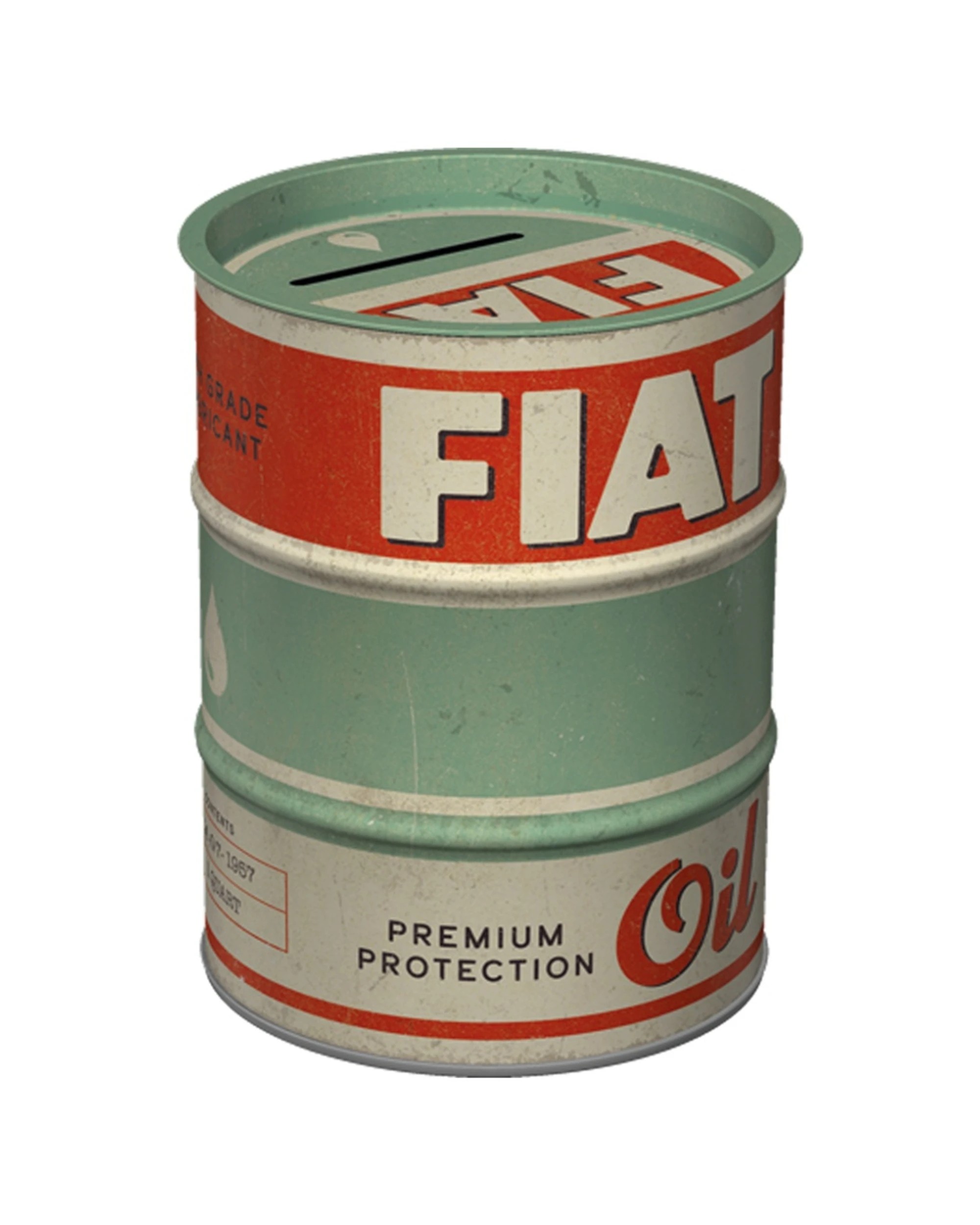 2 Nostalgic-Art Storage Money Box - Oil Fiat Premium Protection Embossed - Multi, 2 of 4