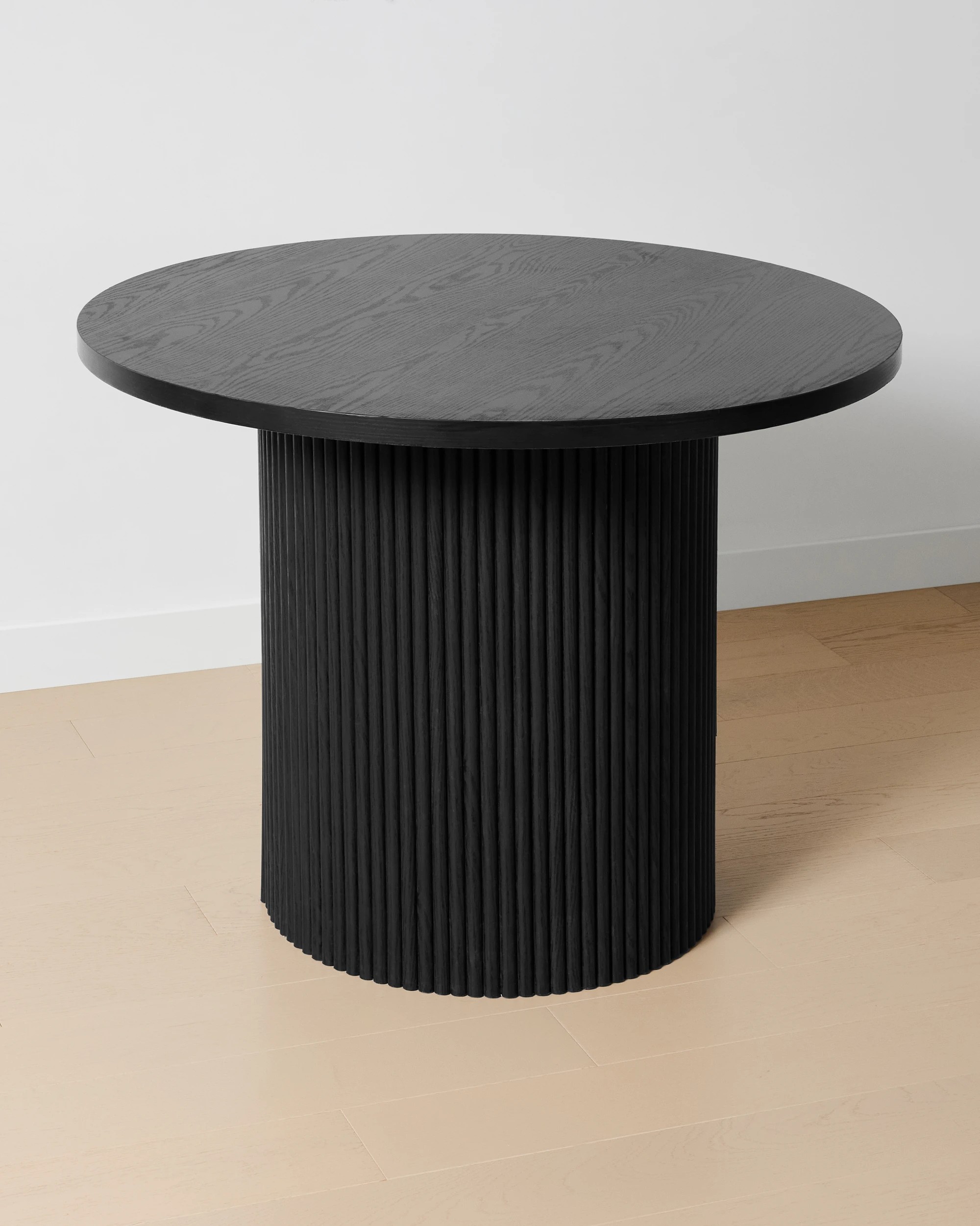 4 Ryan Ribbed Dining Table - Black, 4 of 7