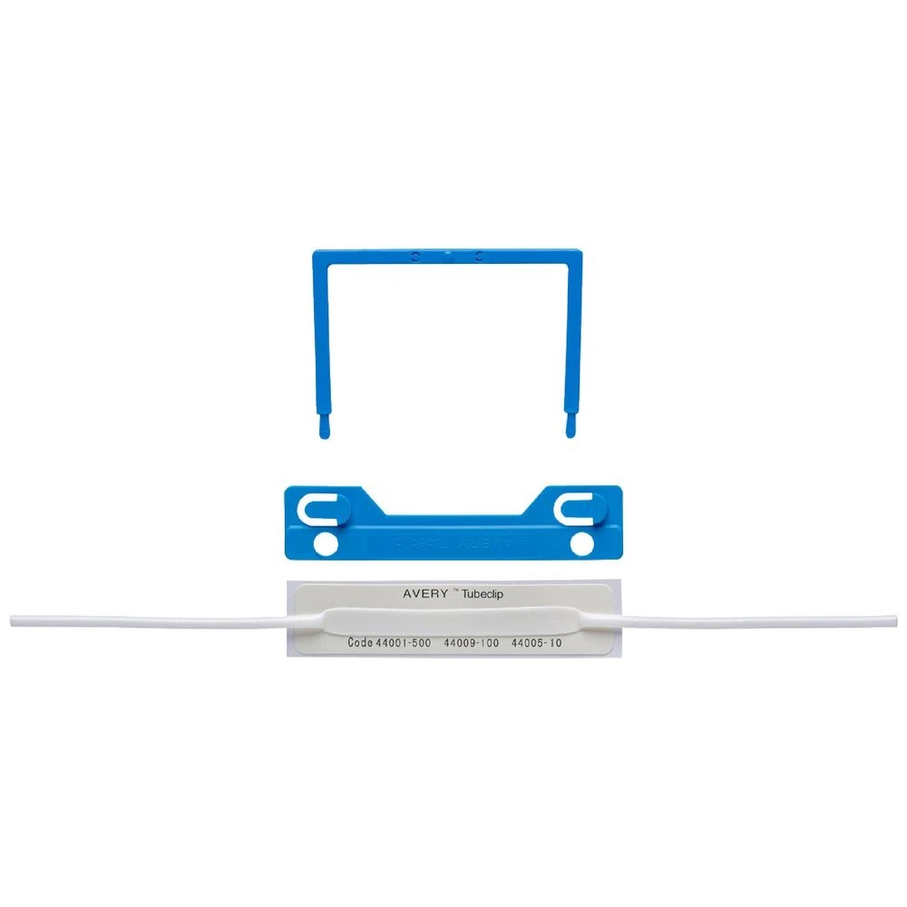 1 Avery Tubeclip File Fastener Blue 10 Pack, 1 of 3