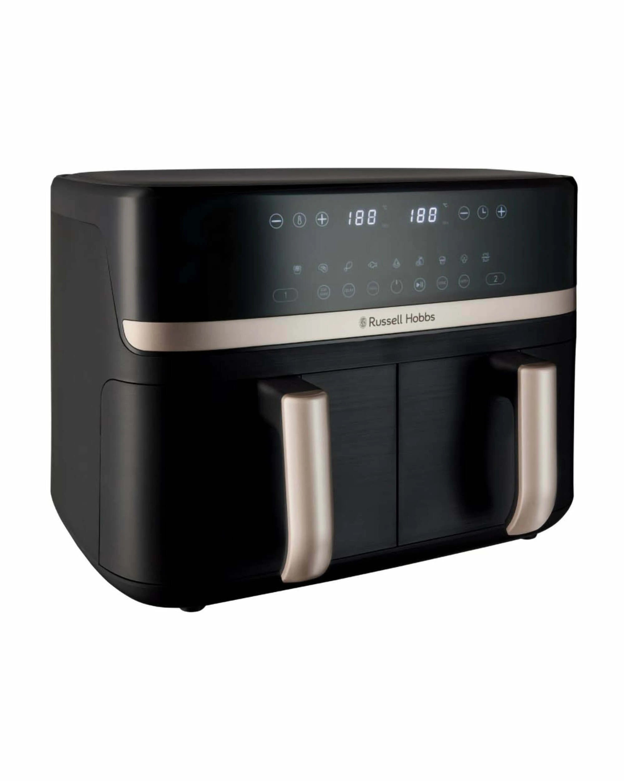 1 Russell Hobbs Satisfry Dual Basket Air Fryer - BLACK, 1 of 1