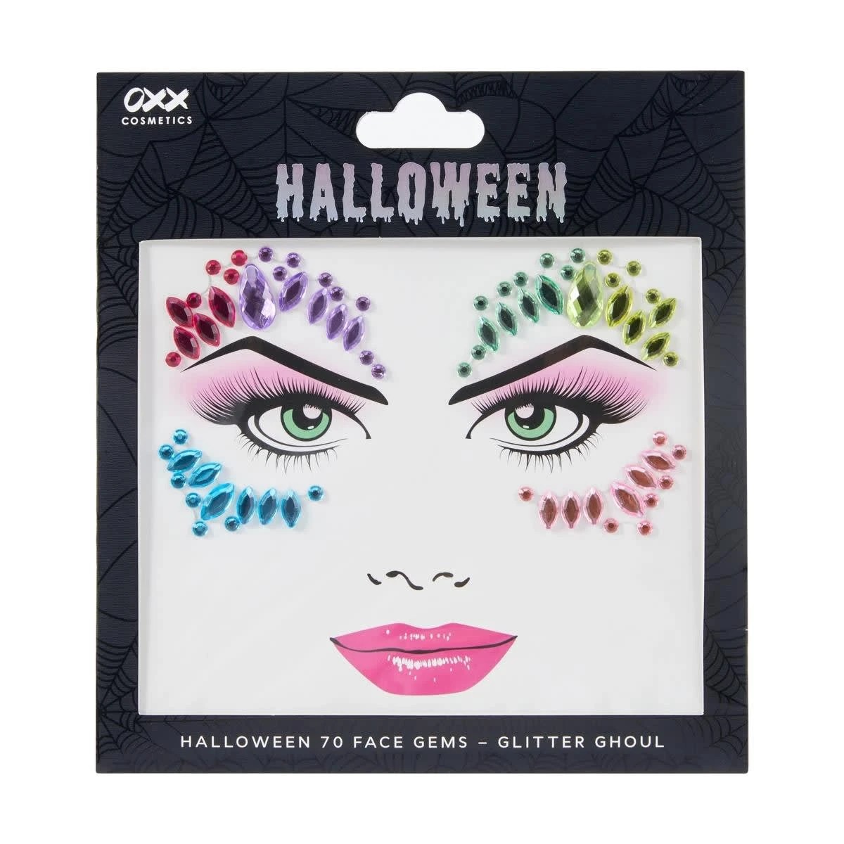 1 OXX Cosmetics 70 Piece Halloween Face Gems - Glitter Ghoul, 1 of 7