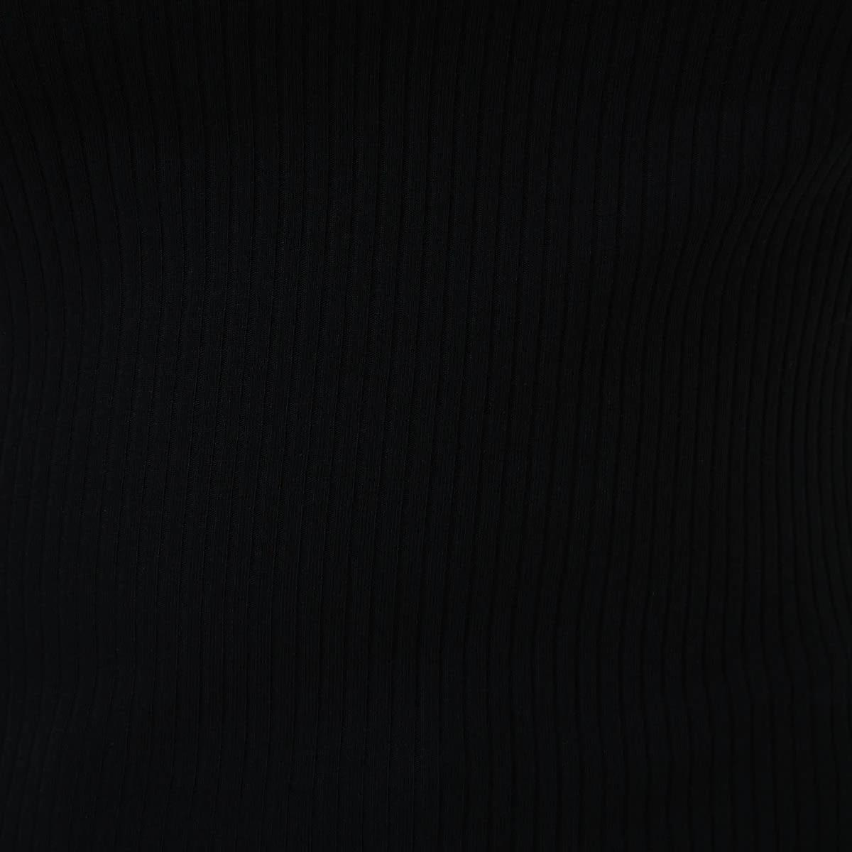 6 Short Sleeve Rib Crew Neck T-shirt Black, 6 of 6