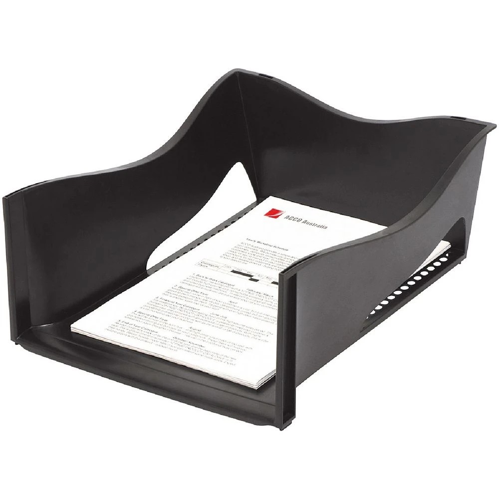 1 Marbig Enviro A4 Jumbo Document Tray Black, 1 of 1