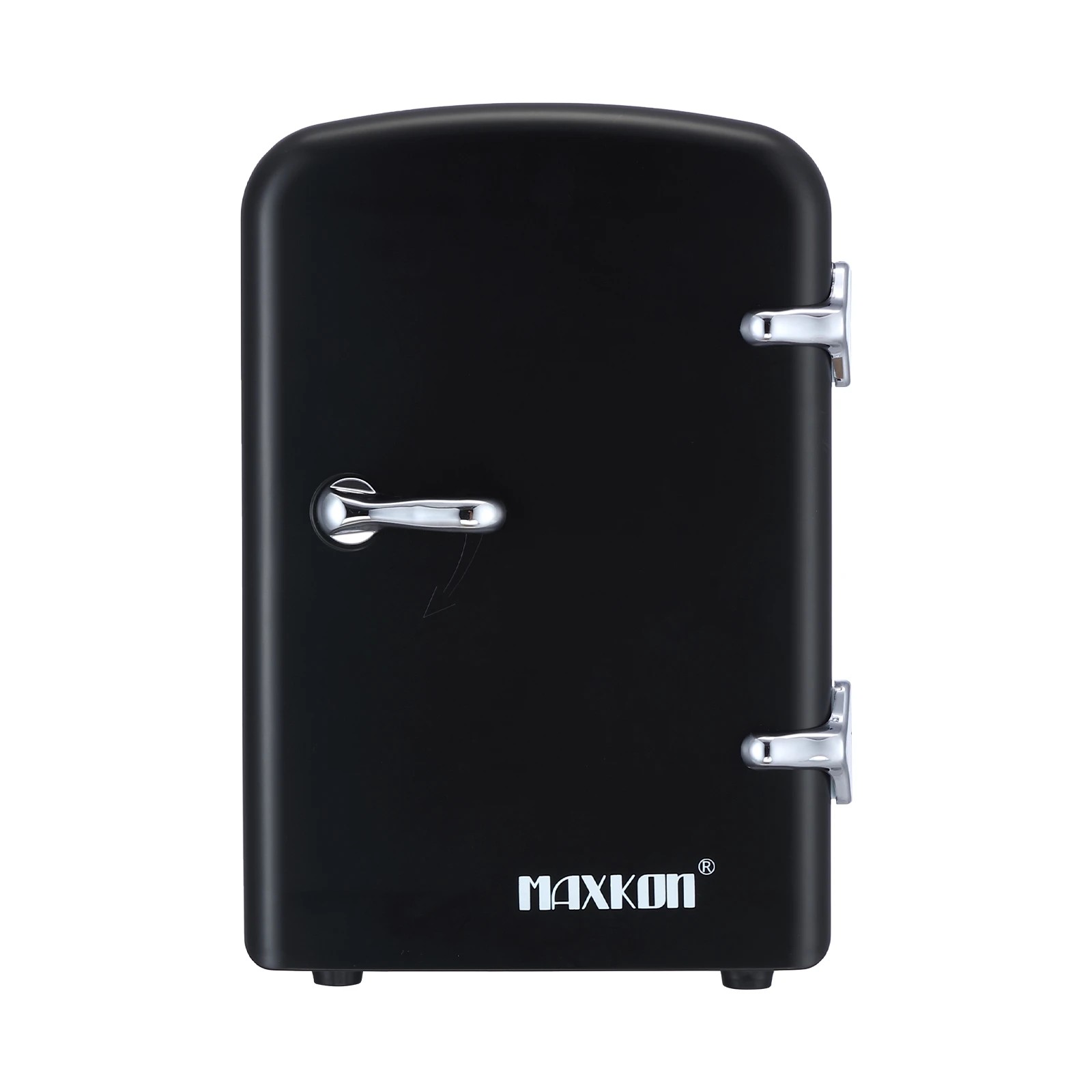 5 Maxkon Black Mini Fridge 4L 6 Can Portable Cooler Warmer Personal Countertop Refrigerator for Home Office Bar Car Drinks, 5 of 7