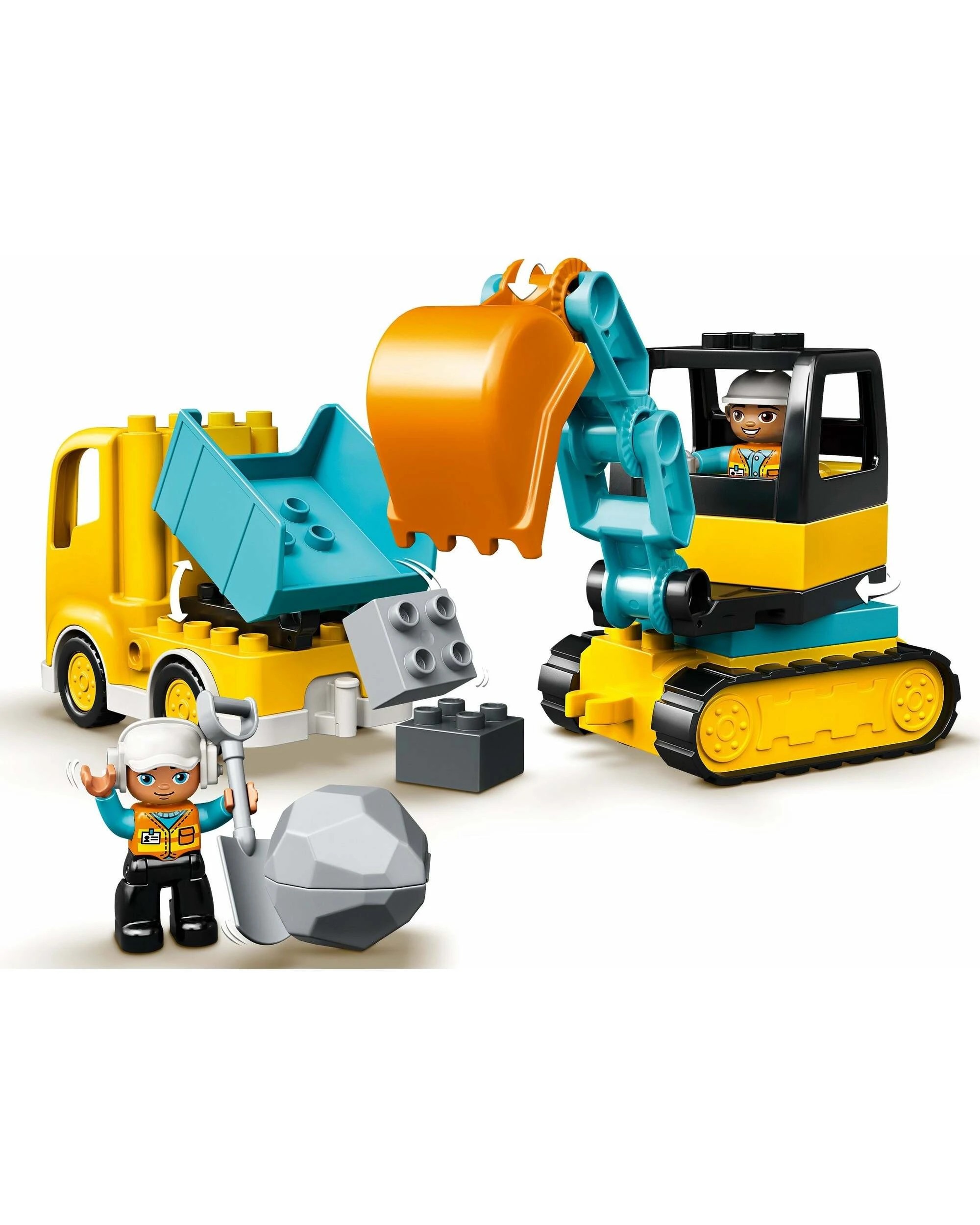 3 LEGO DUPLO 10931 Truck and Tracked Excavator, 3 of 5