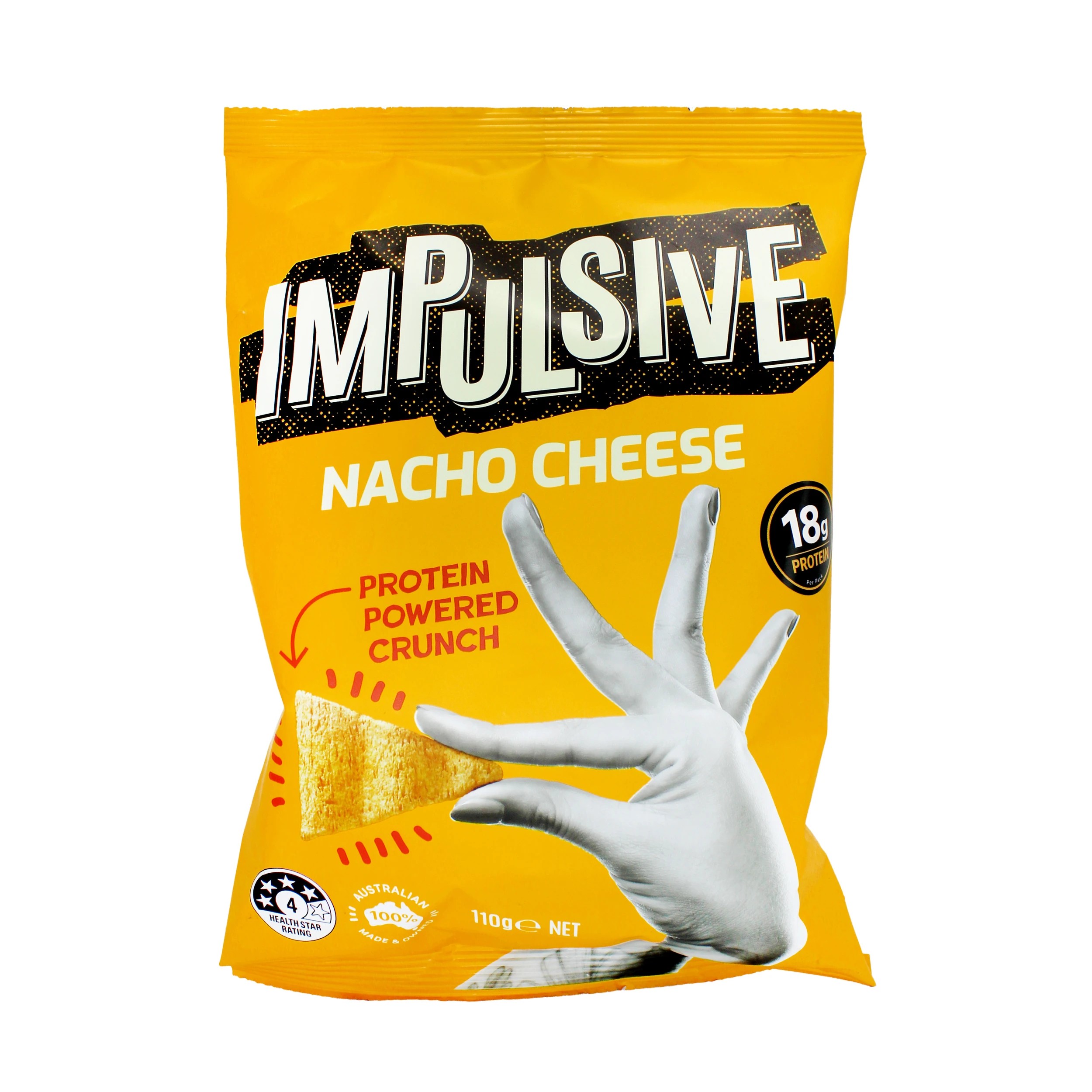 1 Impulsive Nacho Cheese Chips 110g, 1 of 2