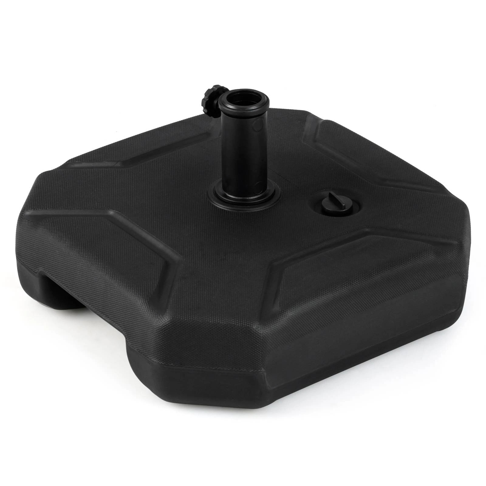 1 Costway Heavy-Duty Patio Umbrella Base Stand w/Handle - Black, 1 of 1