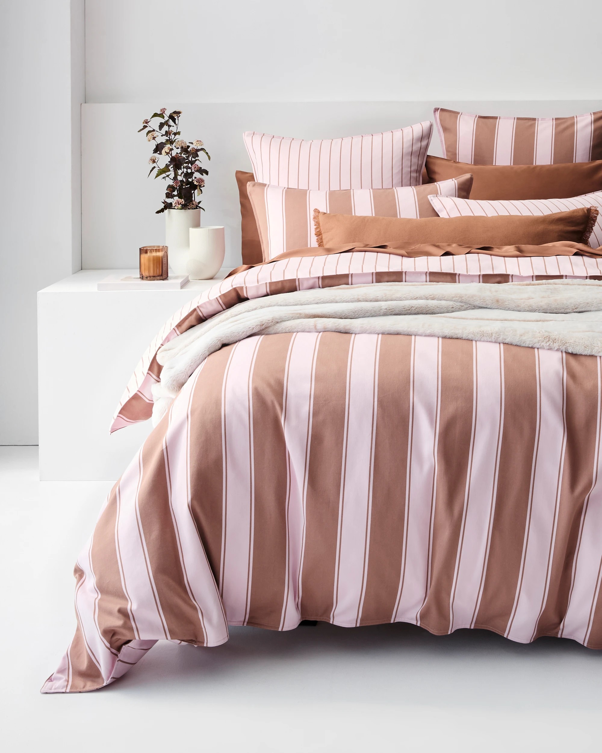 1 Target Rayne Stripe Quilt Cover Set - King Bed - Brown, 1 of 10