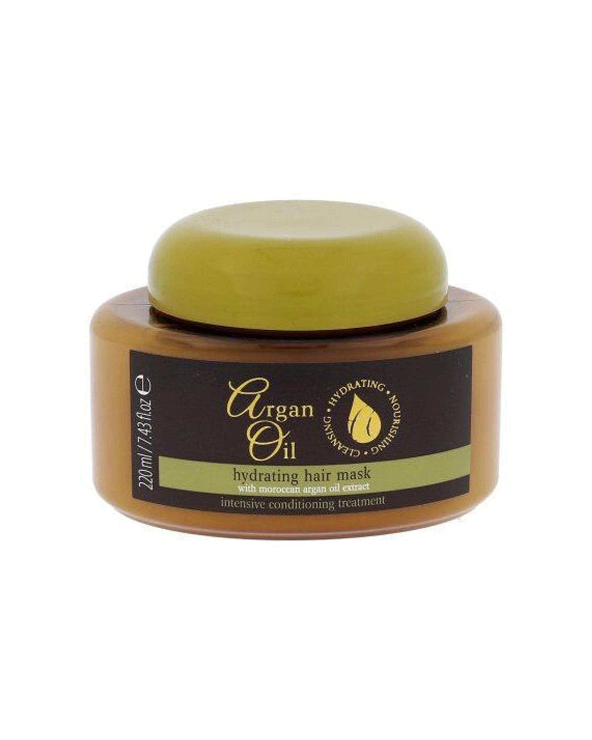 3 XHC 6PK Argan Oil Hydrating Cleansing Hair Mask For All Hair Types 220ml - Brown, 3 of 3