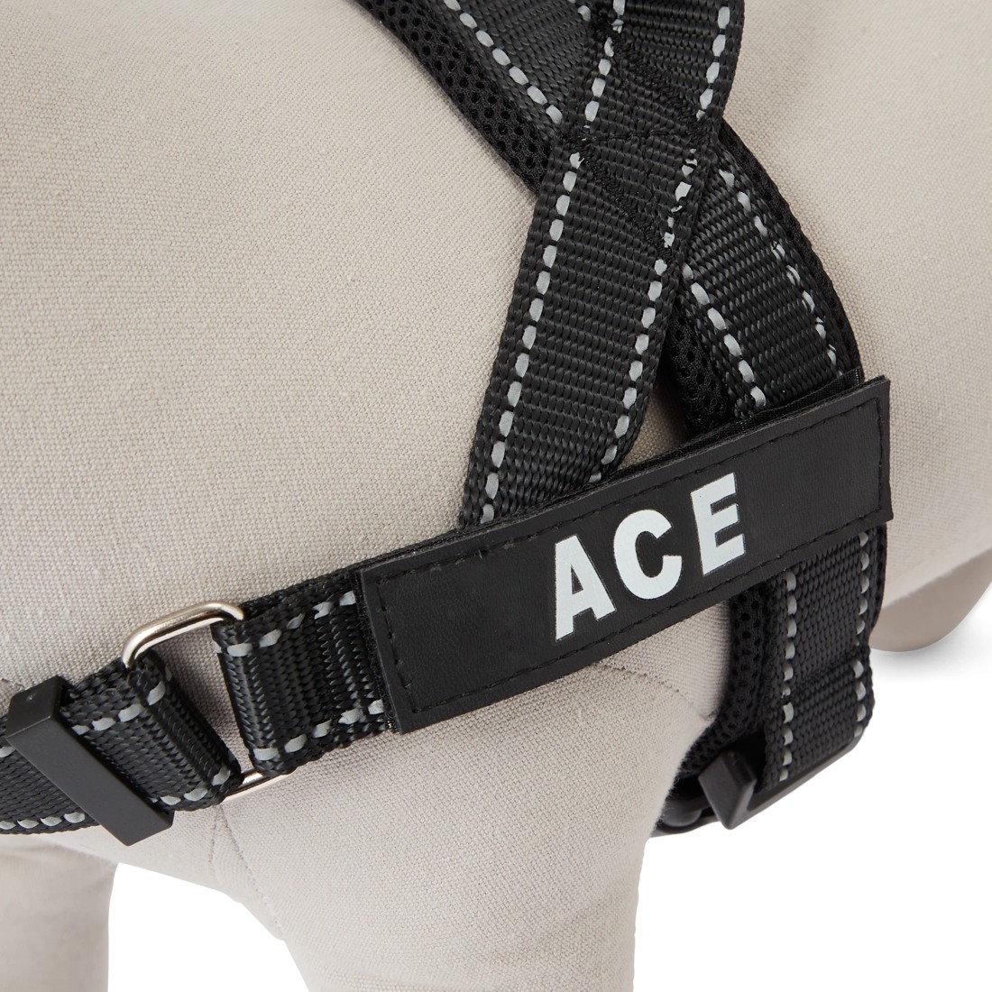 7 Pet Customisable Harness - Extra Large, Black, 7 of 10