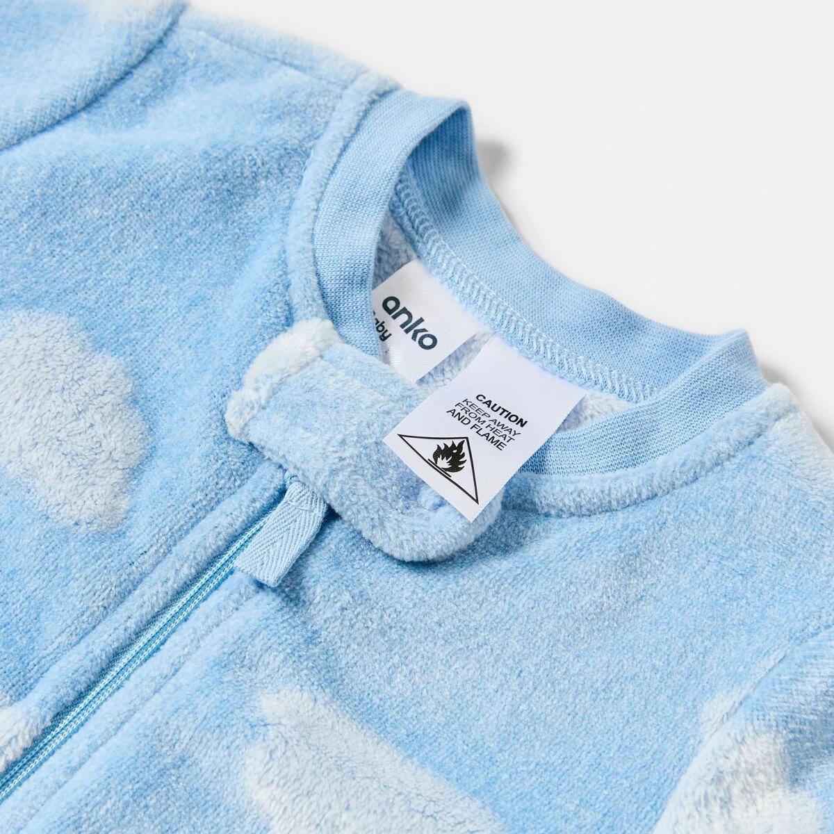 3 Fluffy Pramsuit Blu Clds, 3 of 4