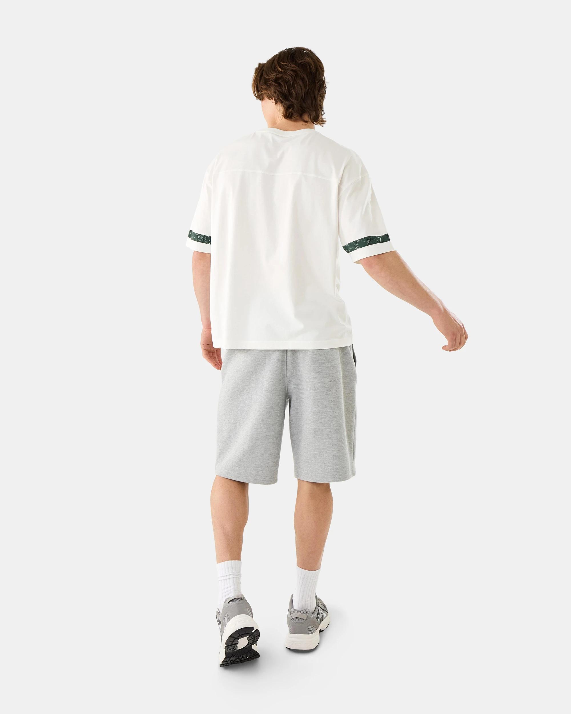 4 Baggy Interlock Shorts Grey Marle, 4 of 7
