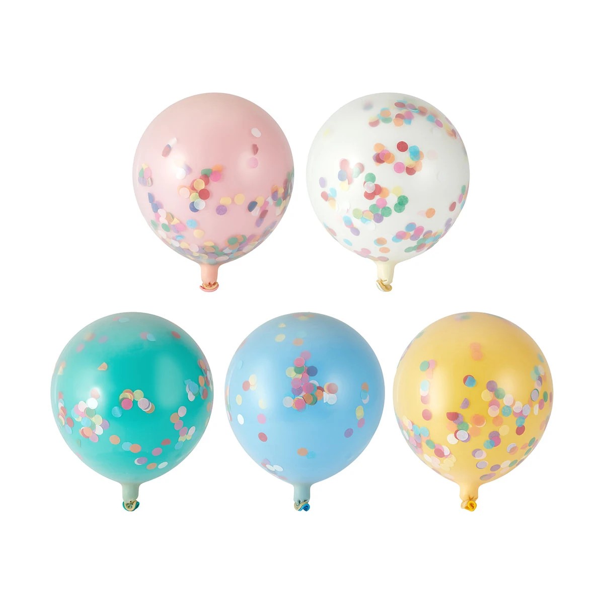 5 5 Pack Confetti Balloons, 5 of 8