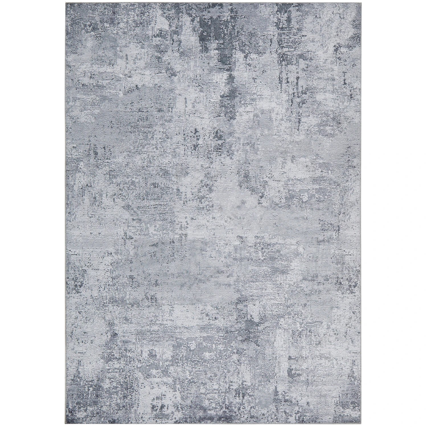 2 Common Ground Rugs Bazaar 156 140x70cm - Small Power Loomed Floor Rug - Silver, 2 of 9