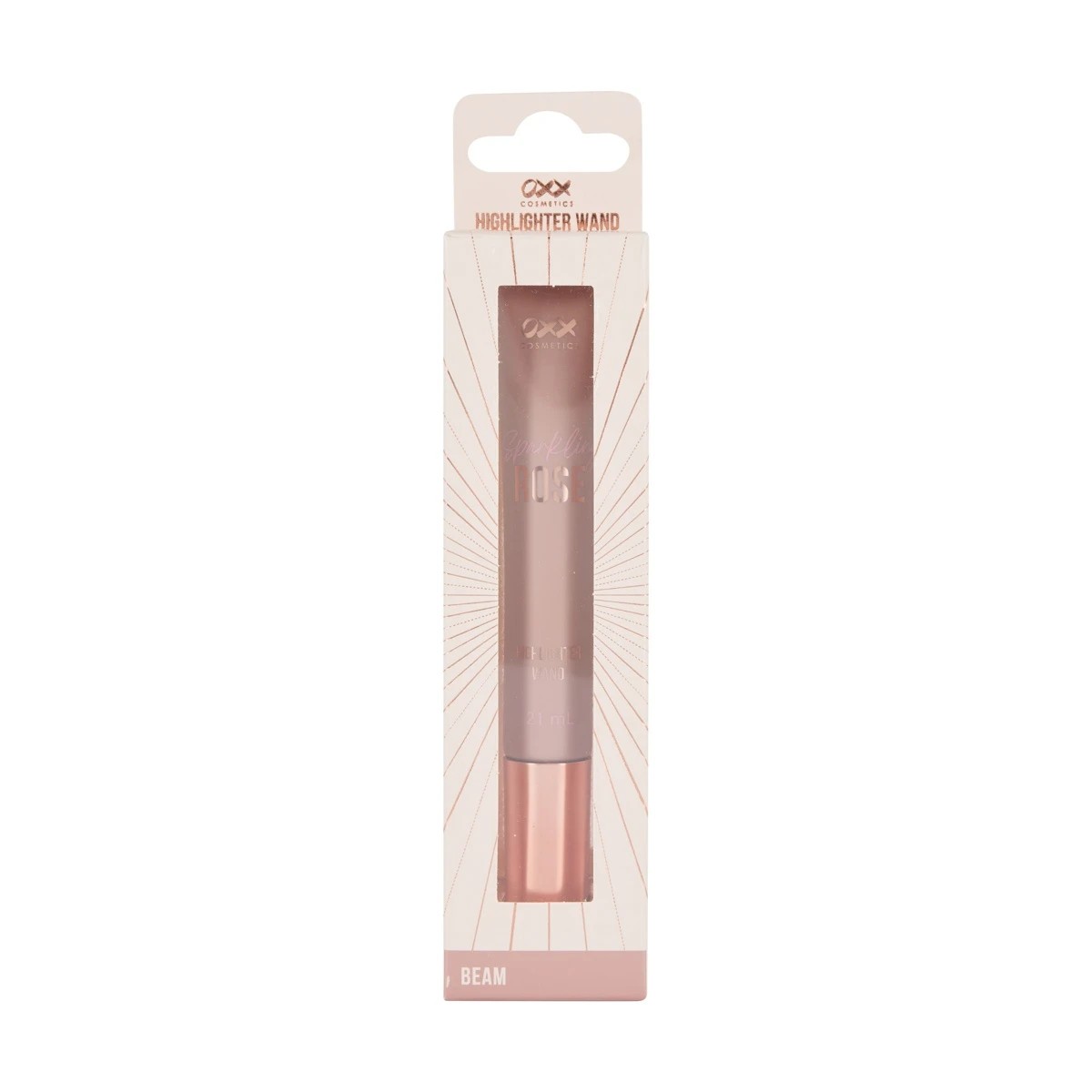 2 OXX Cosmetics Sparkling Rose Highlighter Wand - Beam, 2 of 9