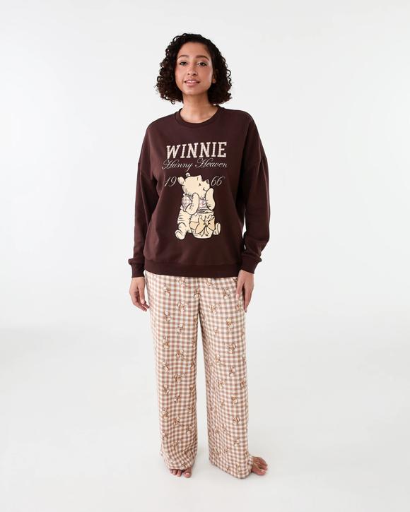 Winnie the Pooh License Sweatshirt and Flannel Pyjama Set